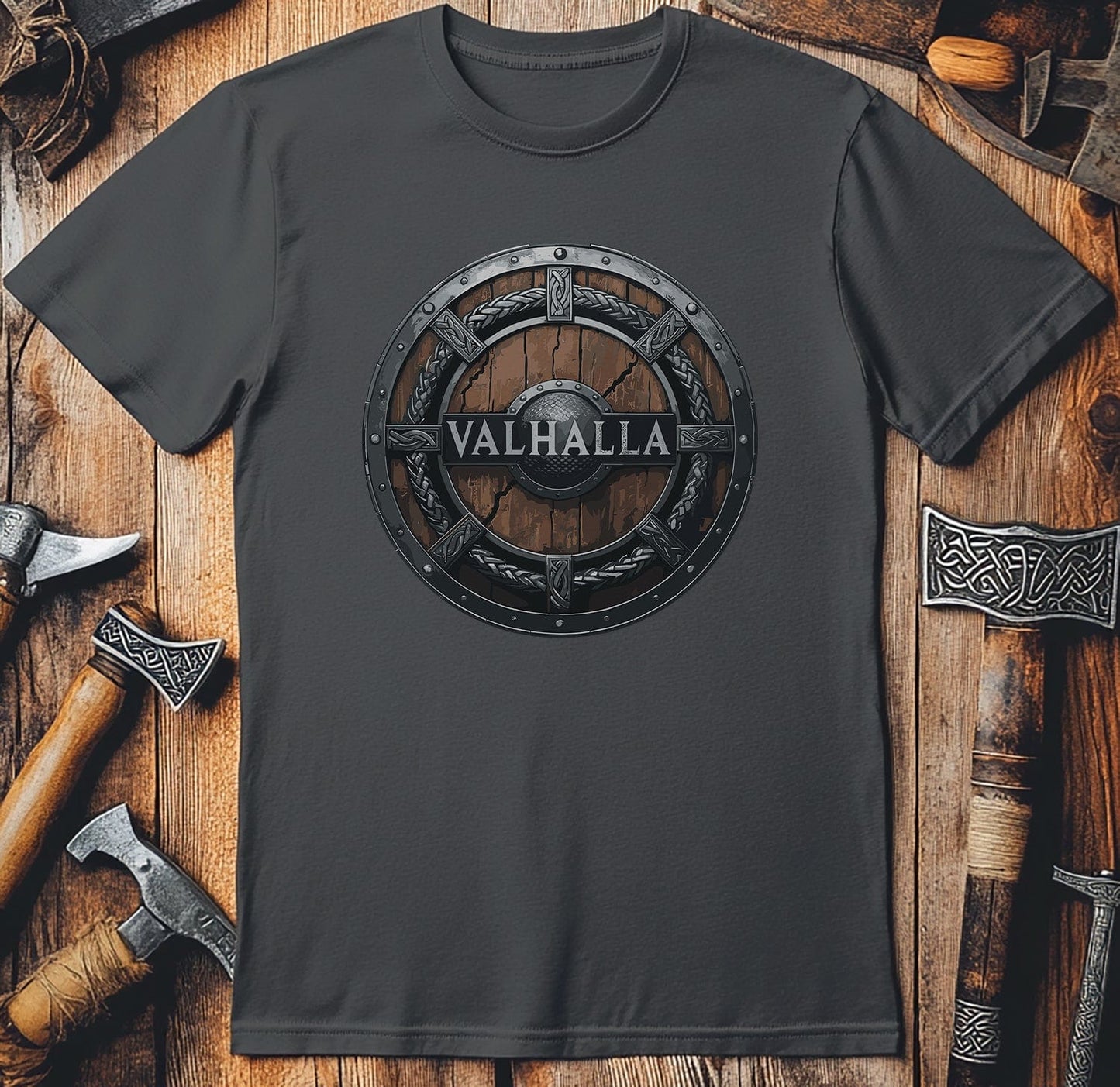 Vikings Nordic26 Valhalla shield T-shirt