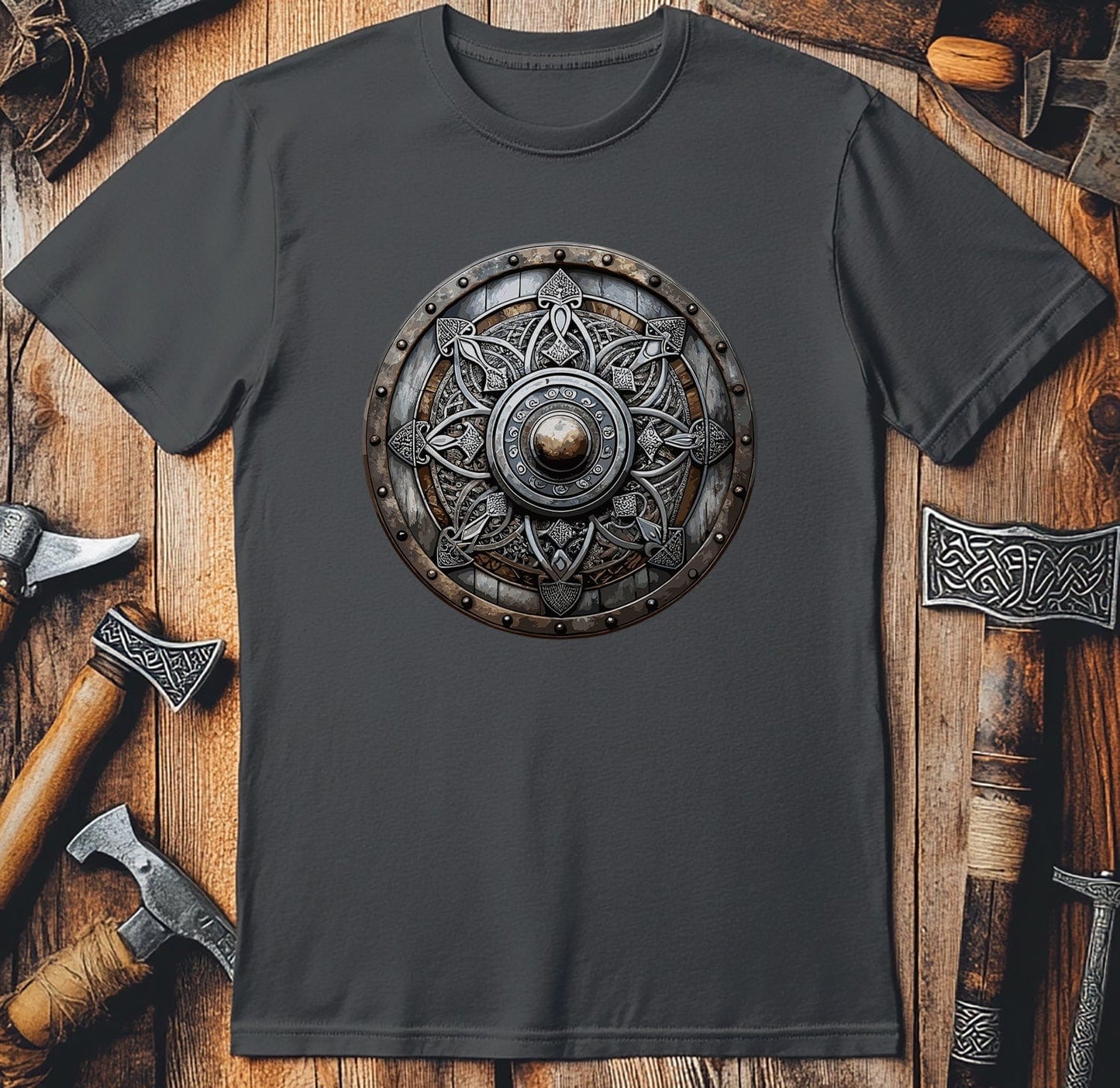 Vikings Nordic76 T-Shirt Viking shield