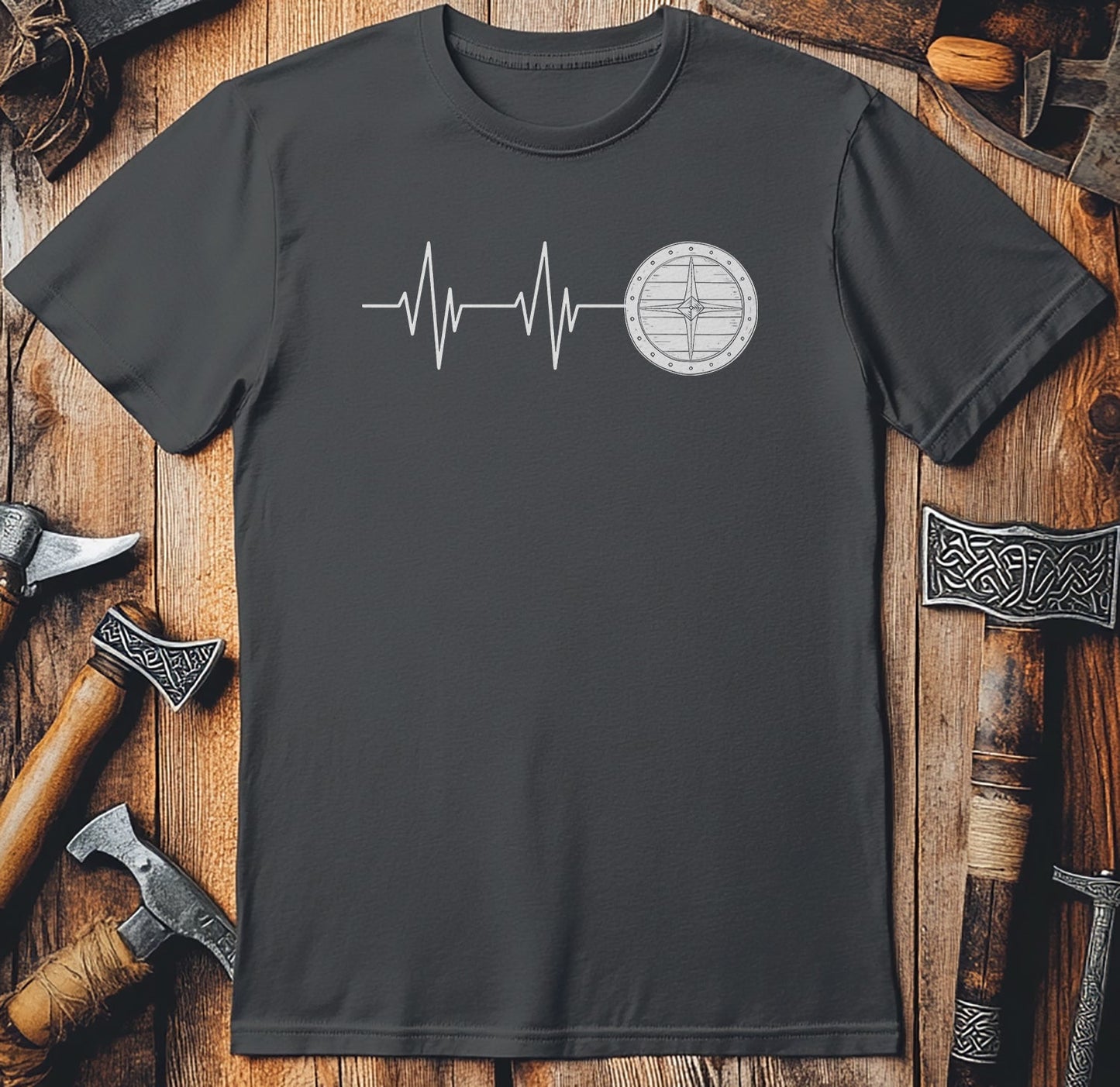 Viking Heartbeat T-Shirt Style003