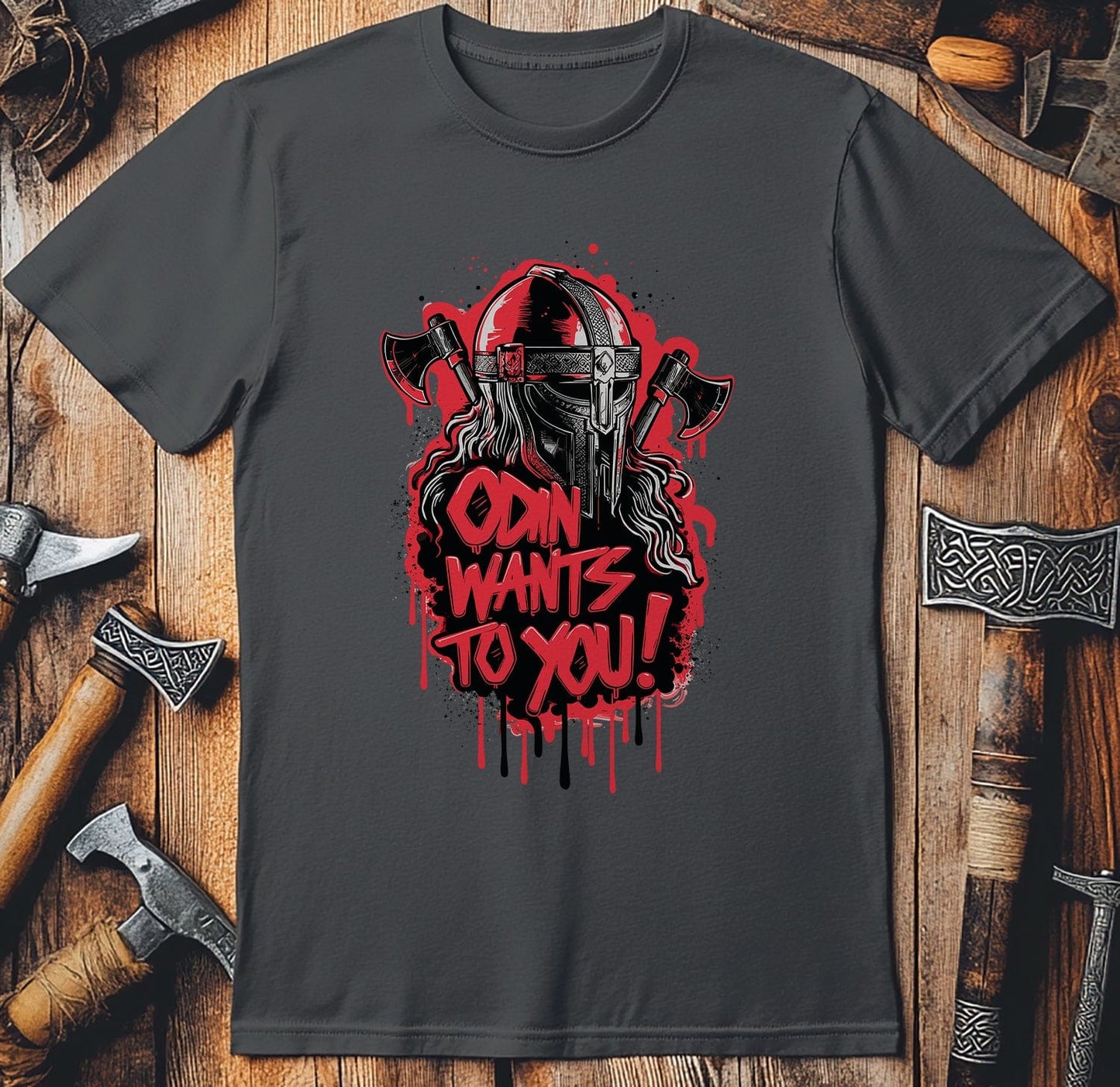 Vikings Nordic68 T-Shirt Odin wants you