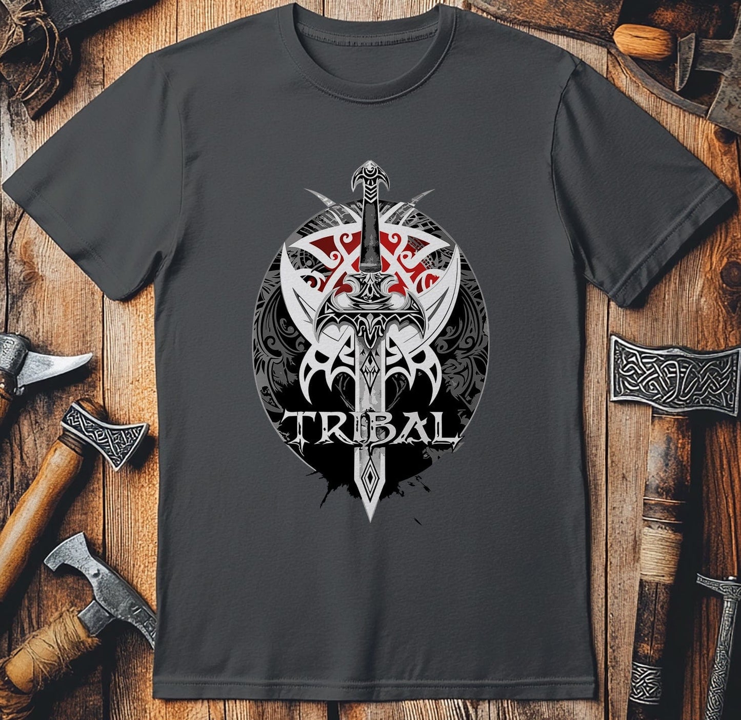 Vikings Nordic94 T-Shirt Tribal sword