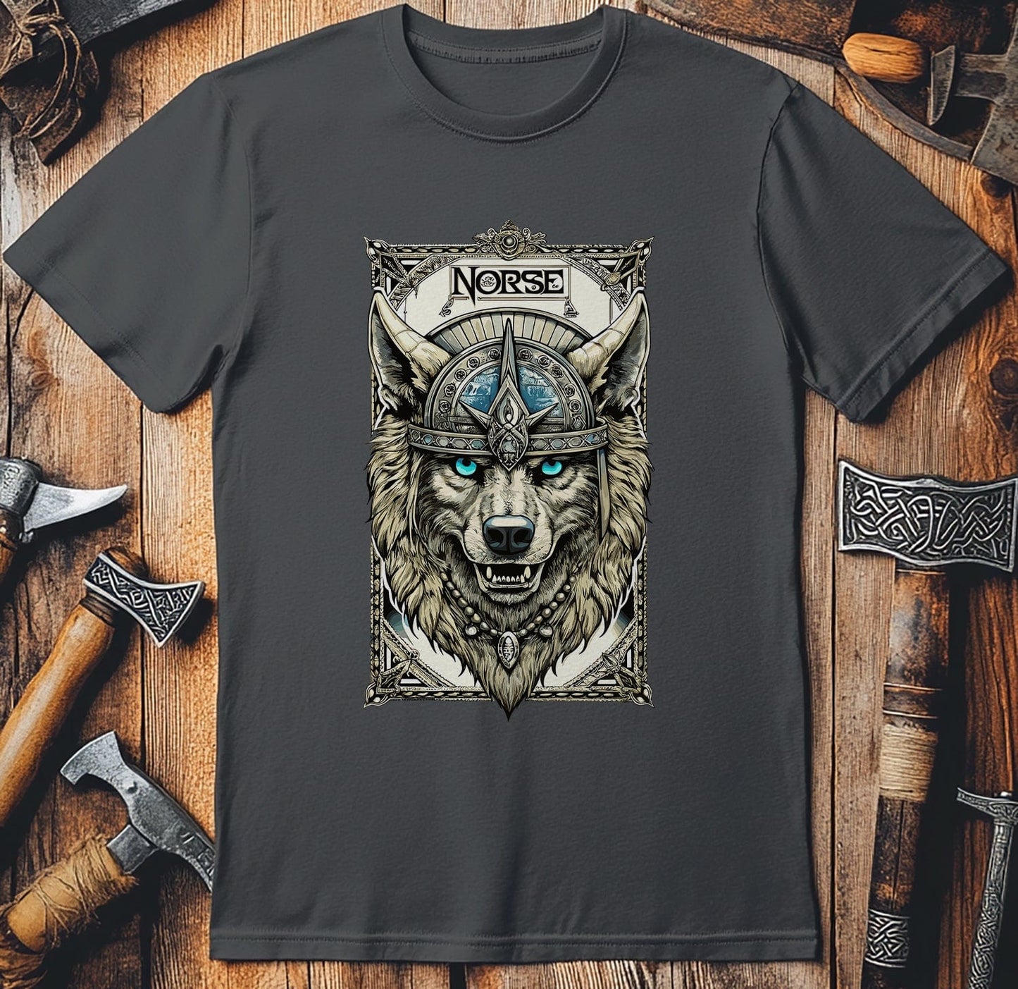 Vikings Nordic31 t-shirt Viking wolf