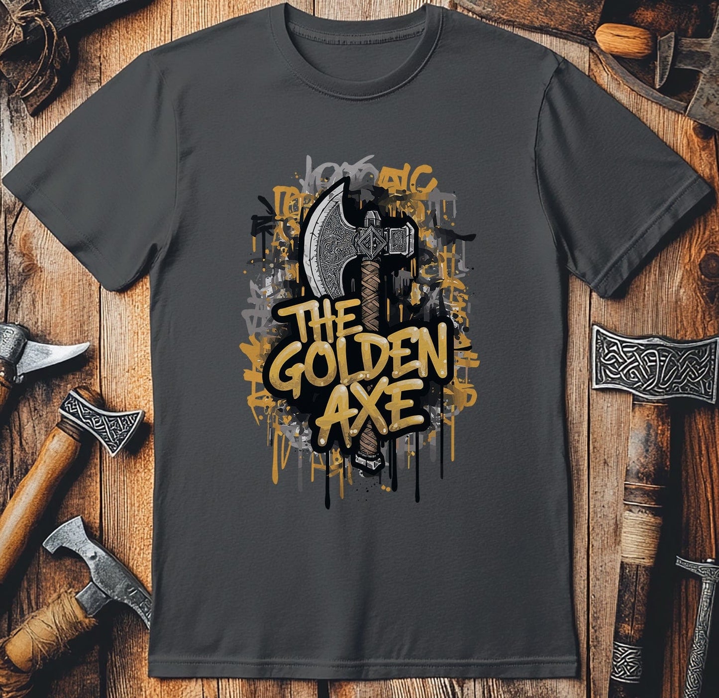 Vikings Nordic61 T-shirt Golden axe