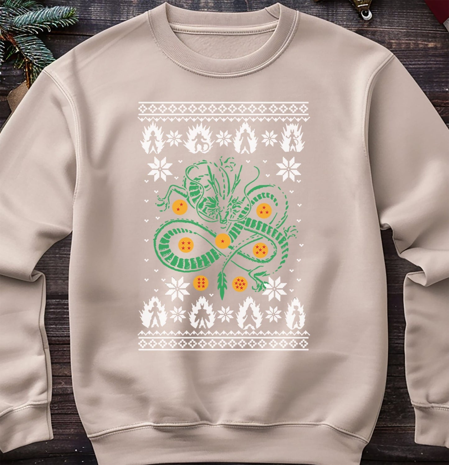 Green Dragon Christmas Sweatshirt