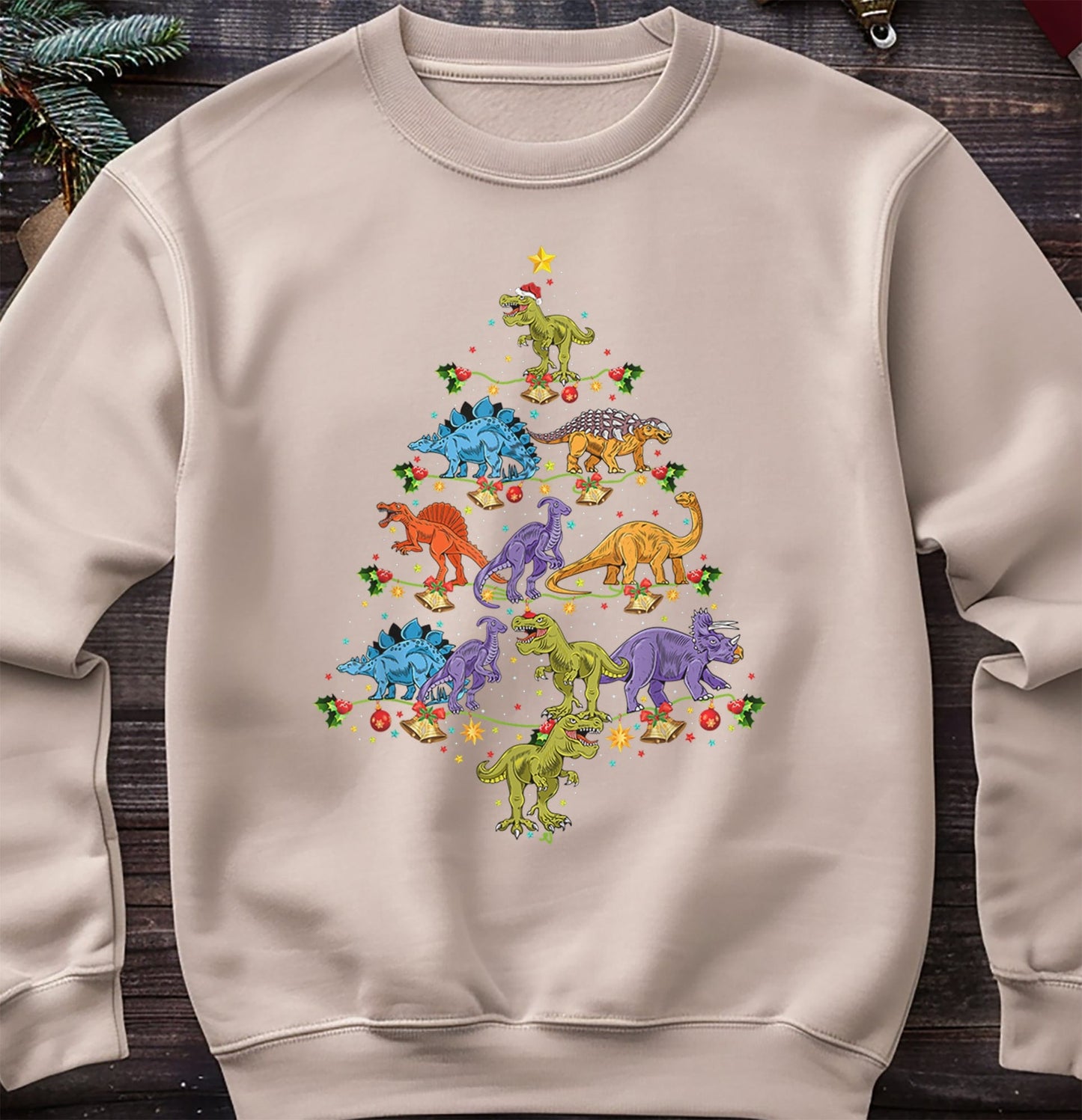 Dino-Mite Christmas Sweatshirt