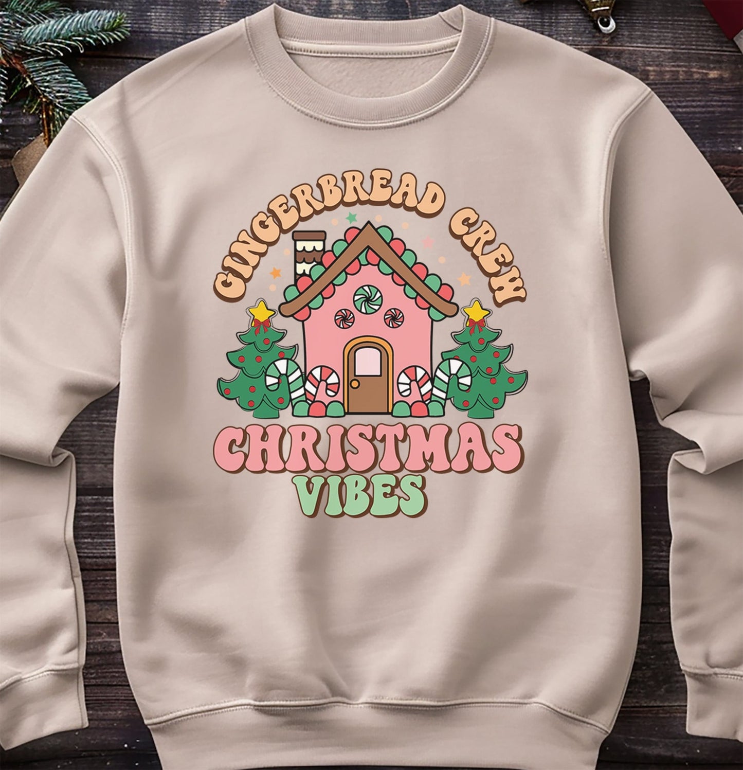 Gingerbread Christmas Vibes Sweatshirt