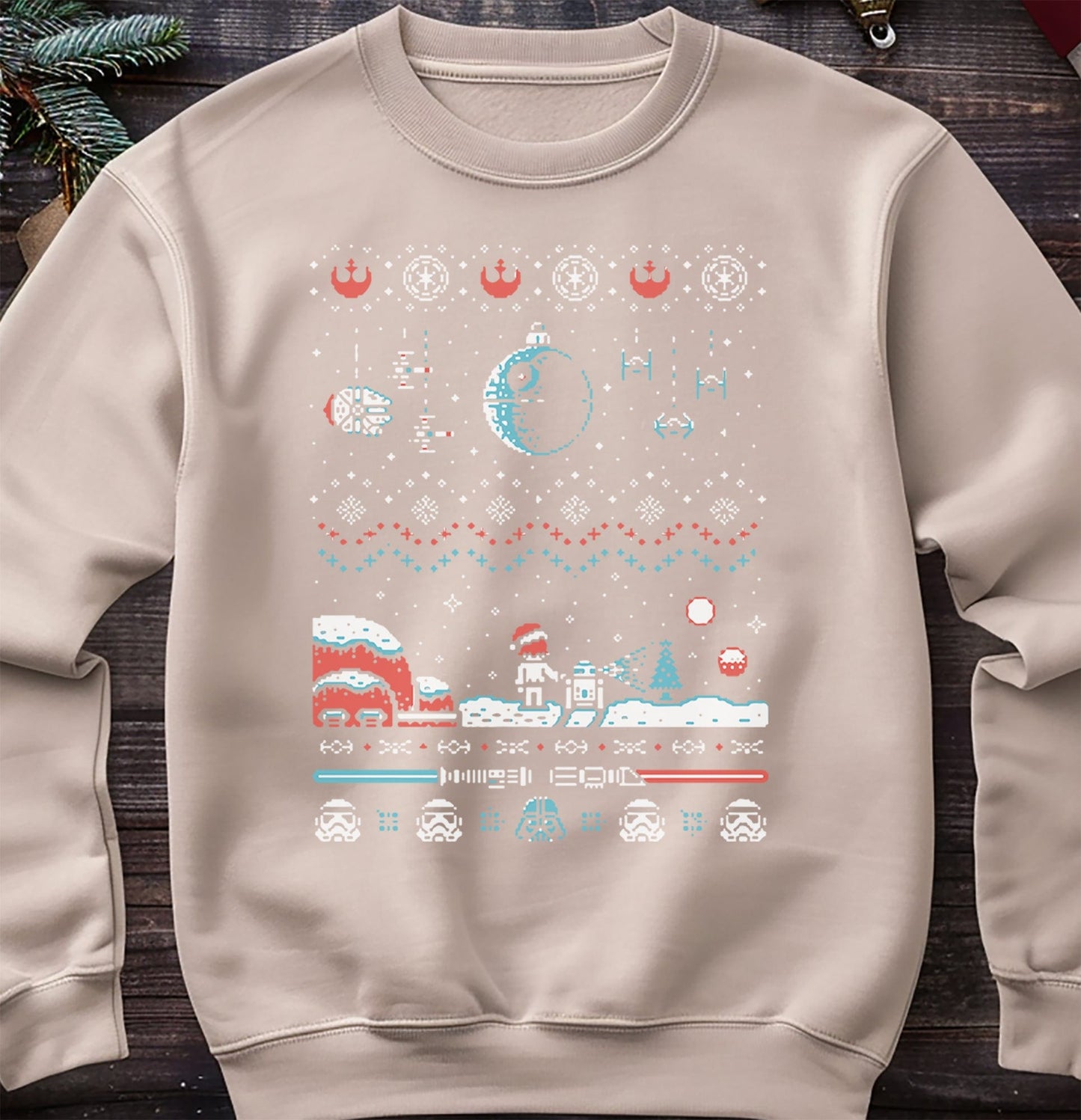 Galaxy Battle Christmas Sweatshirt