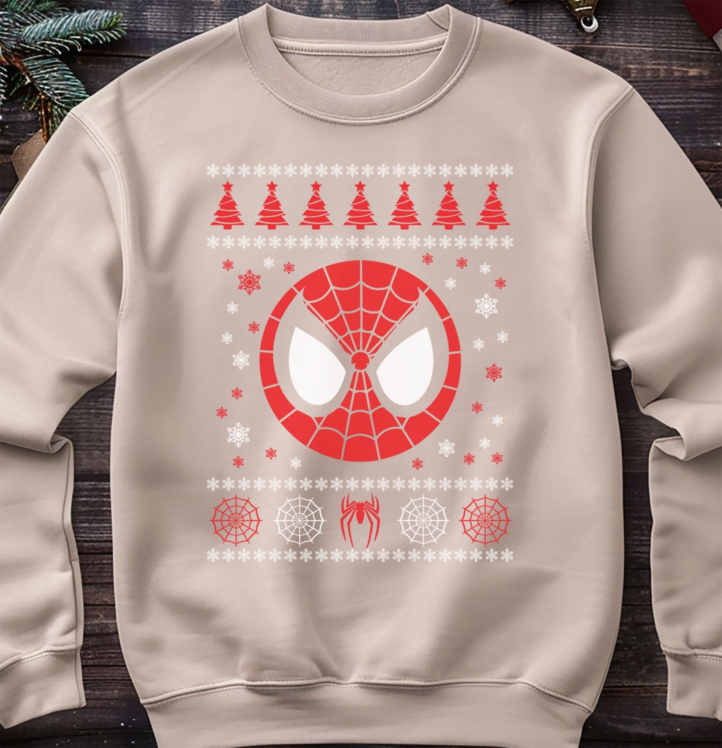 Web-Slinging Holiday Cheer Sweatshirt
