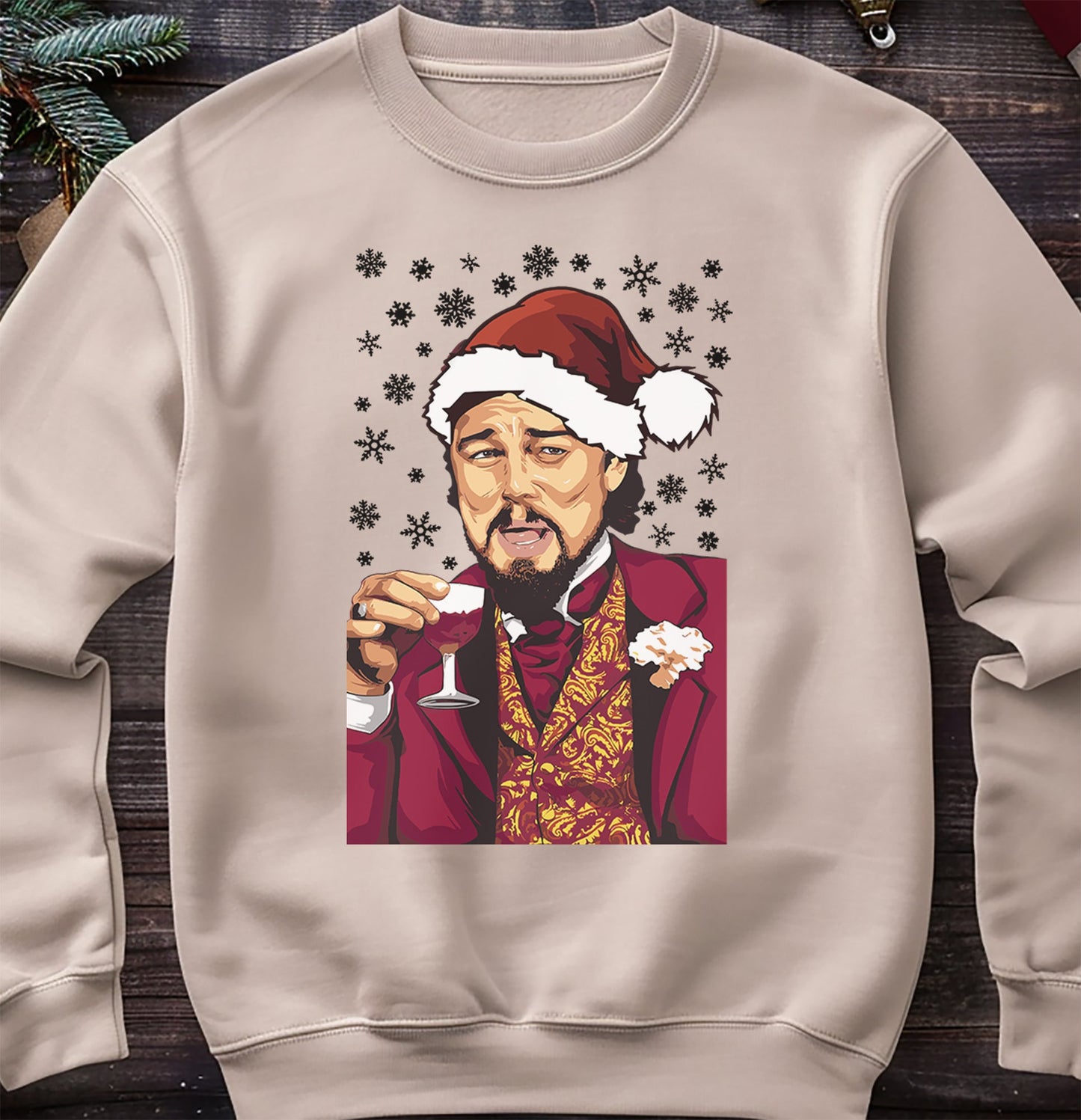 Leo-Meme White Sweatshirt