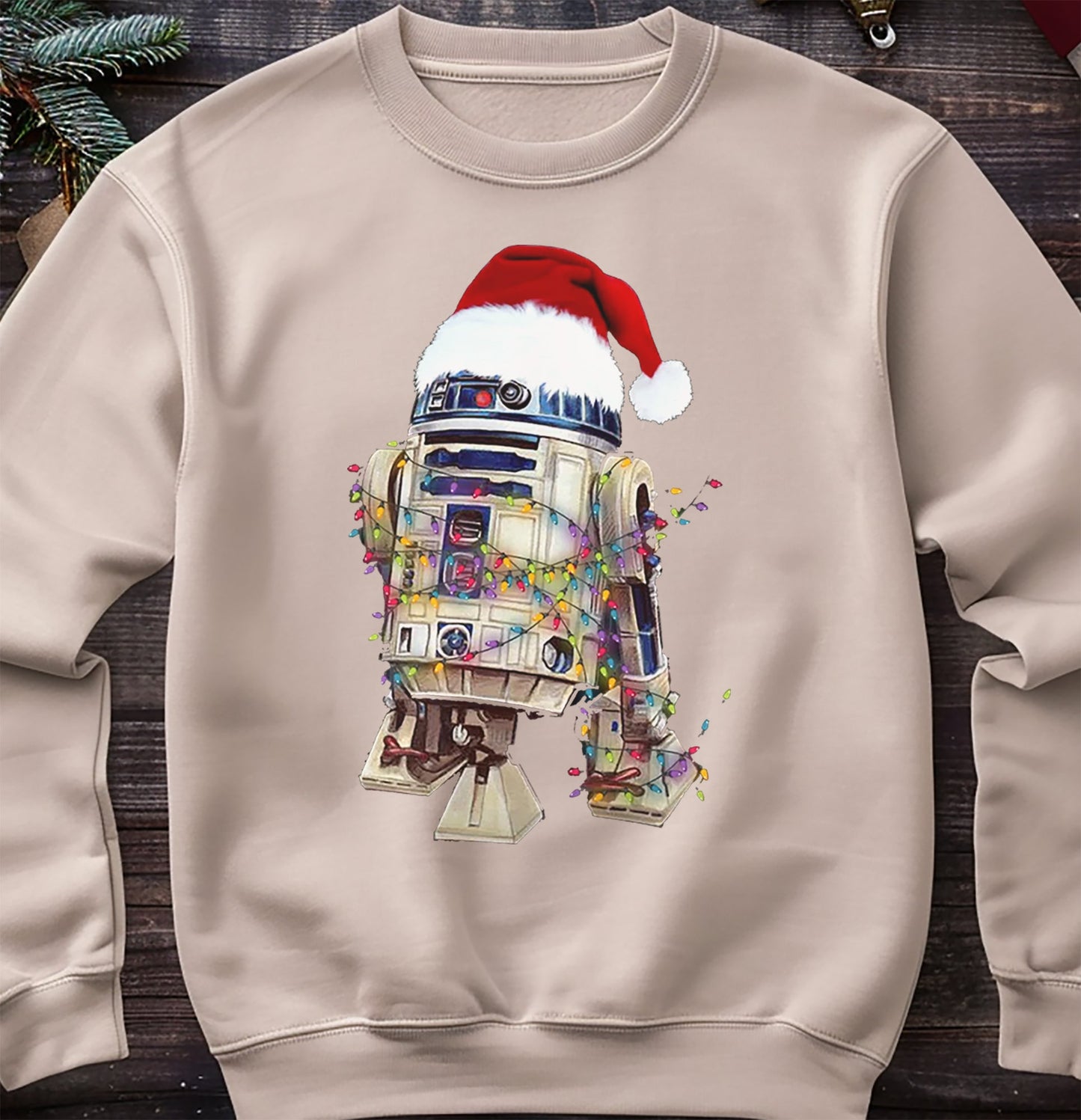 R2-D2 Christmas Hat Sweatshirt