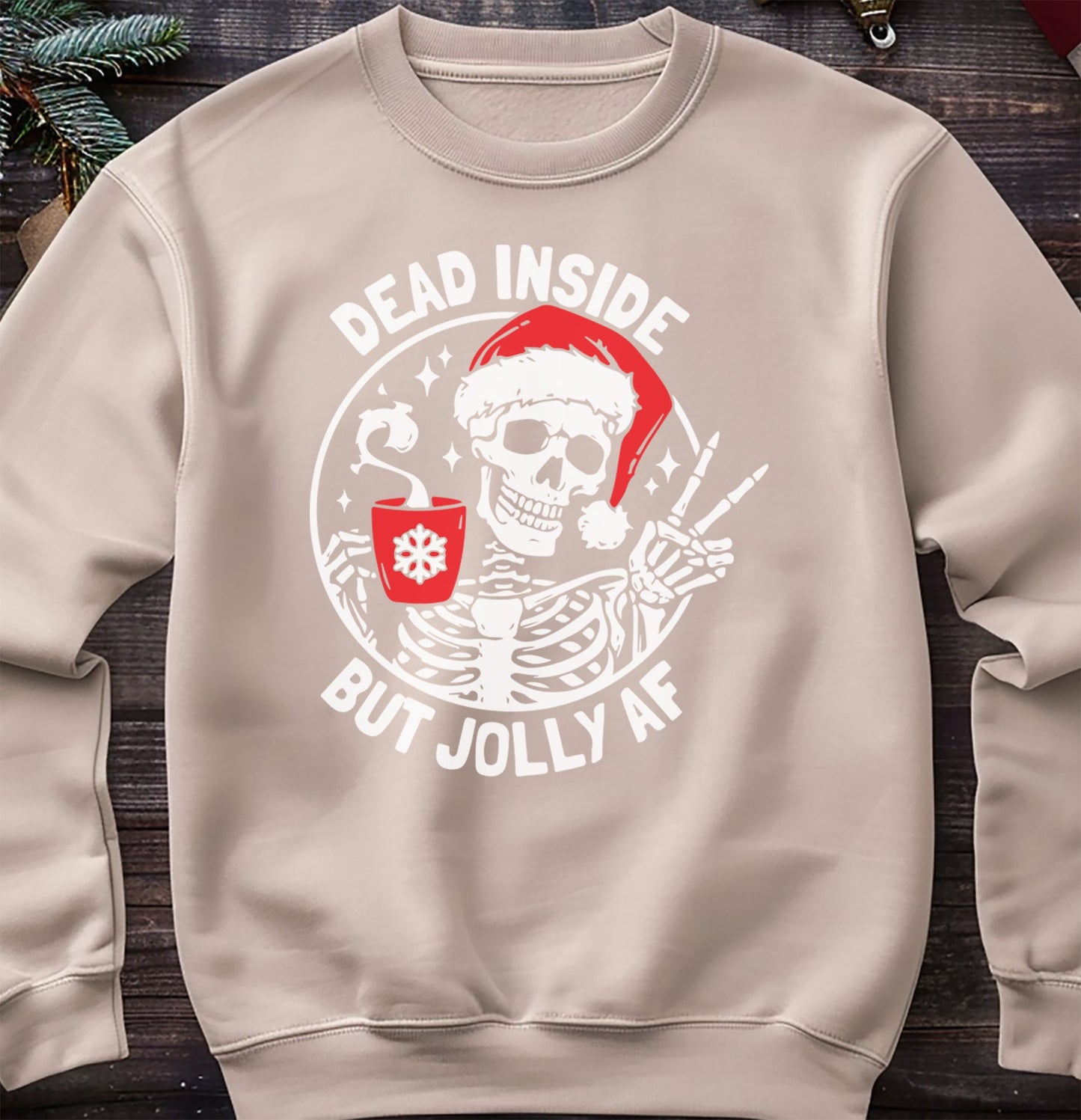 Jolly AF Skeleton Sweatshirt
