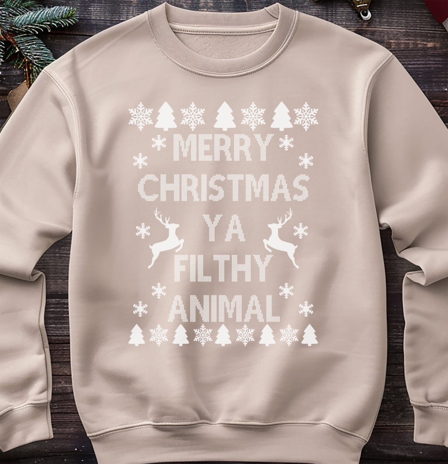 Filthy Animals Christmas Sweatshirt