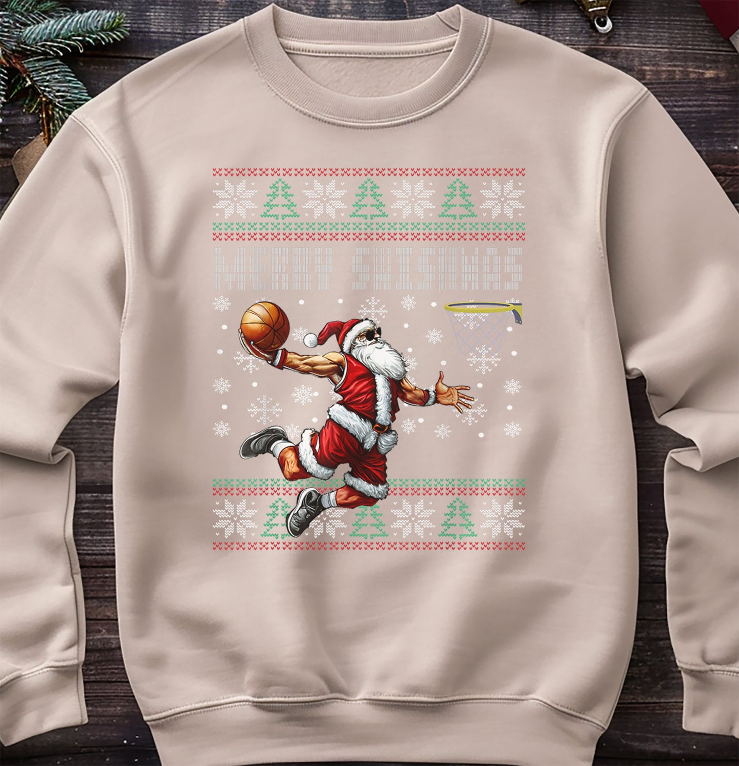 Merry Swishmas Ugly Christmas Sweatshirt