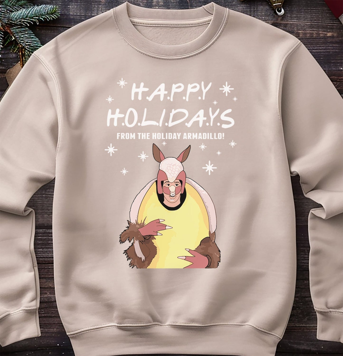 Happy Holiday Armadillo Sweatshirt