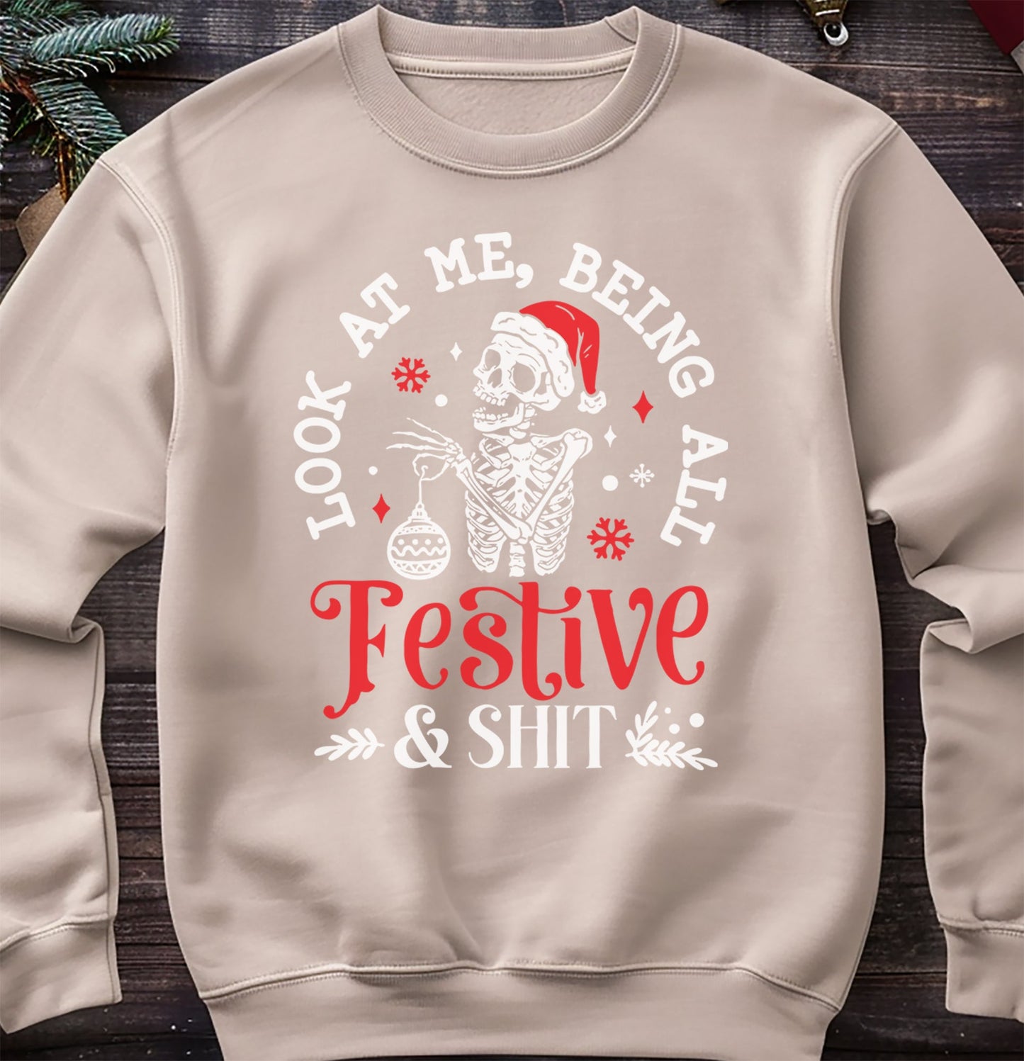 Look at Me Being All Skeleton Sweatshirt