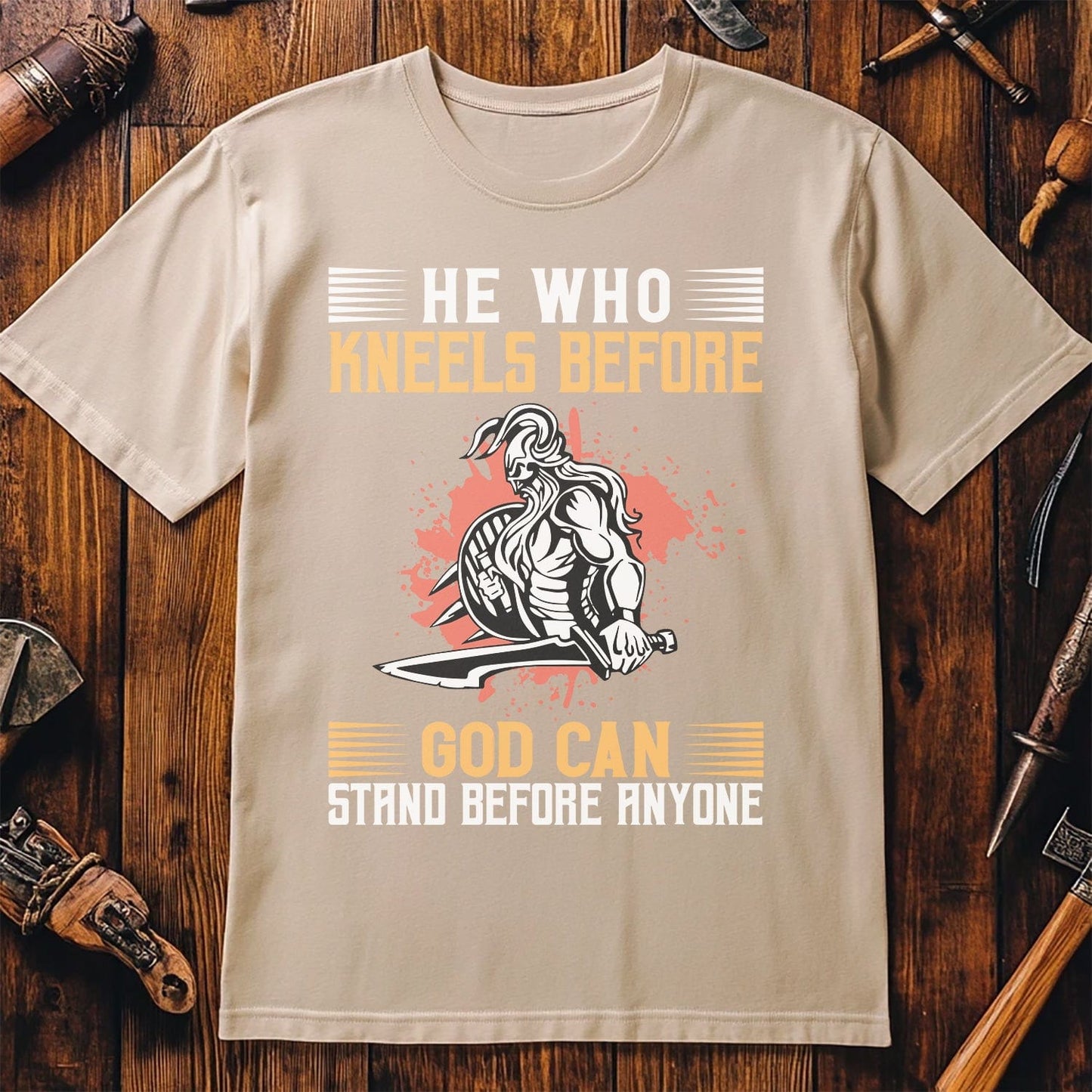 He Who Kneels Before God T-shirt