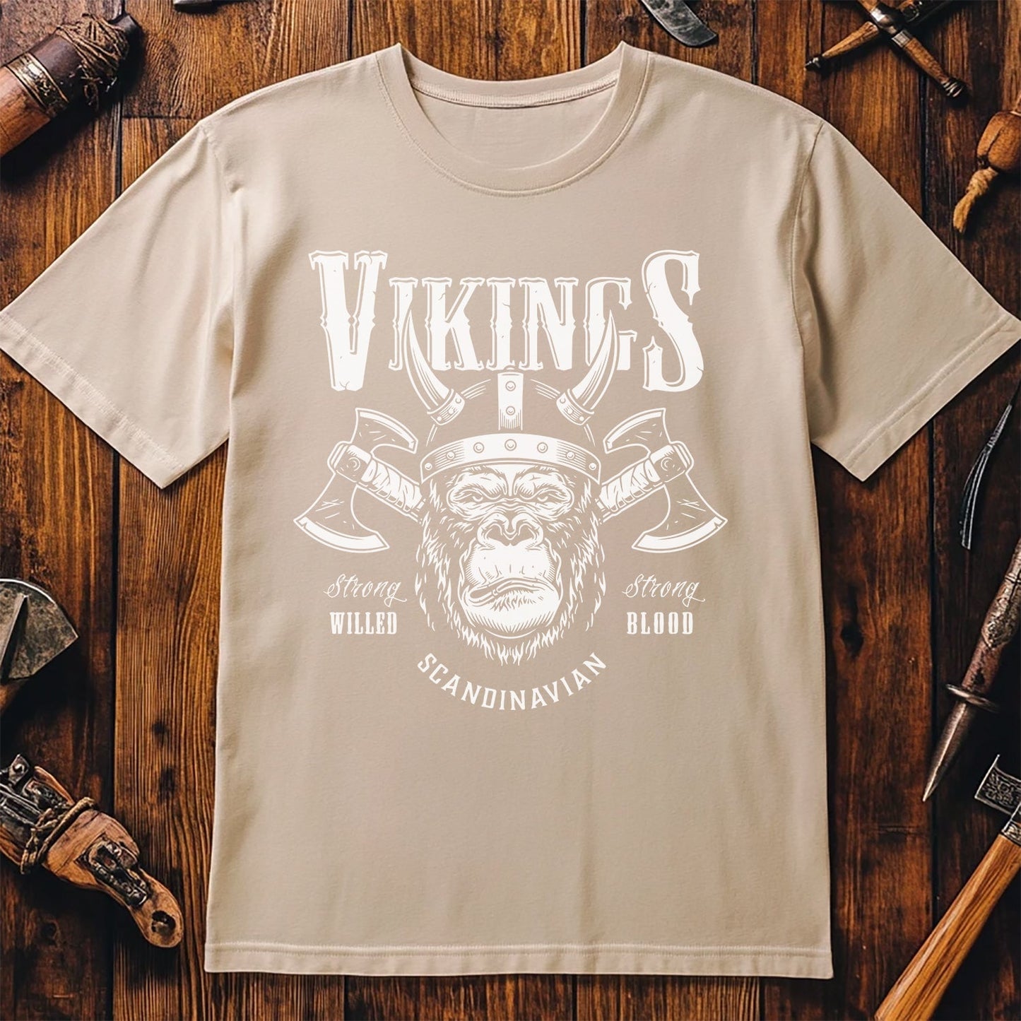 Vikings Ape Axes T-Shirt