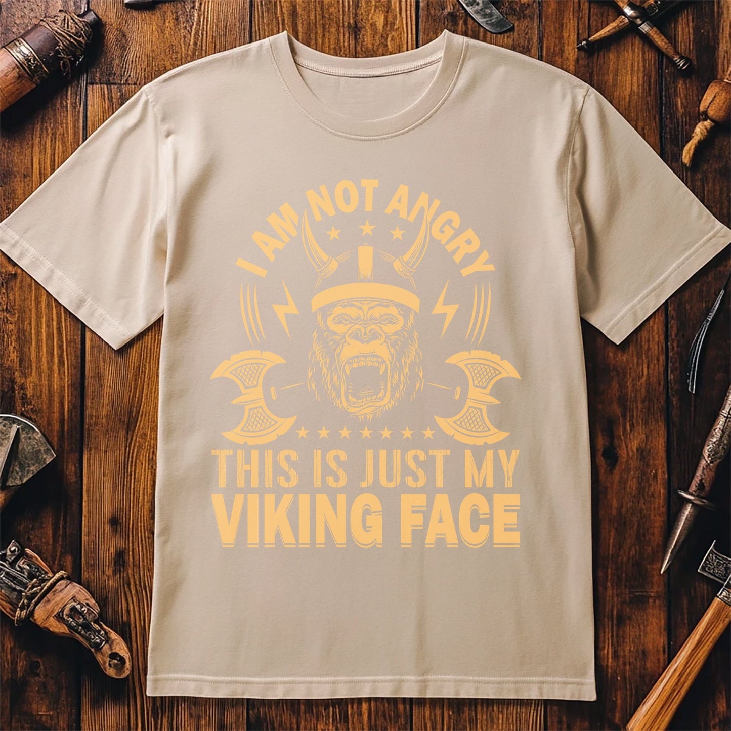 I'm Not Angry, This is Just My Viking Face T-Shirt
