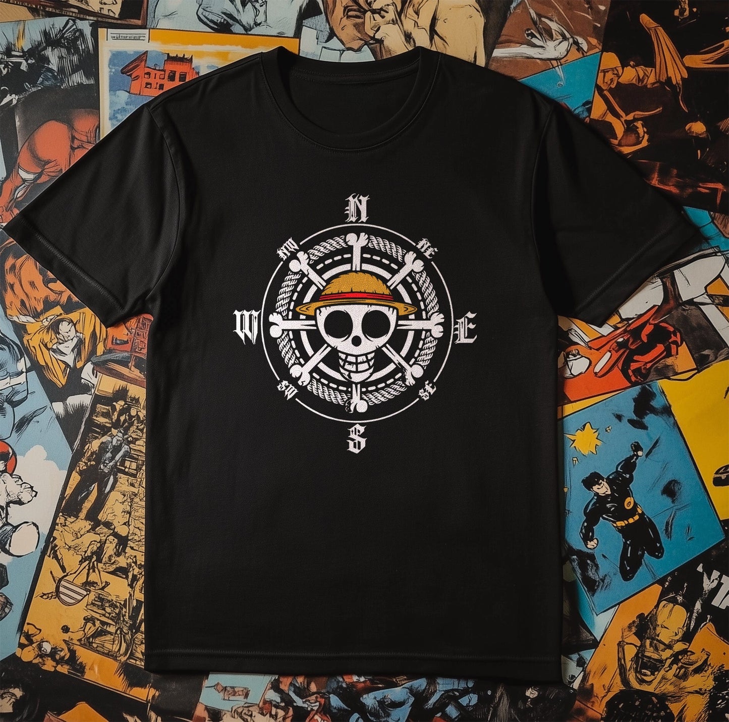 Pirate Compass T-Shirt Navigate