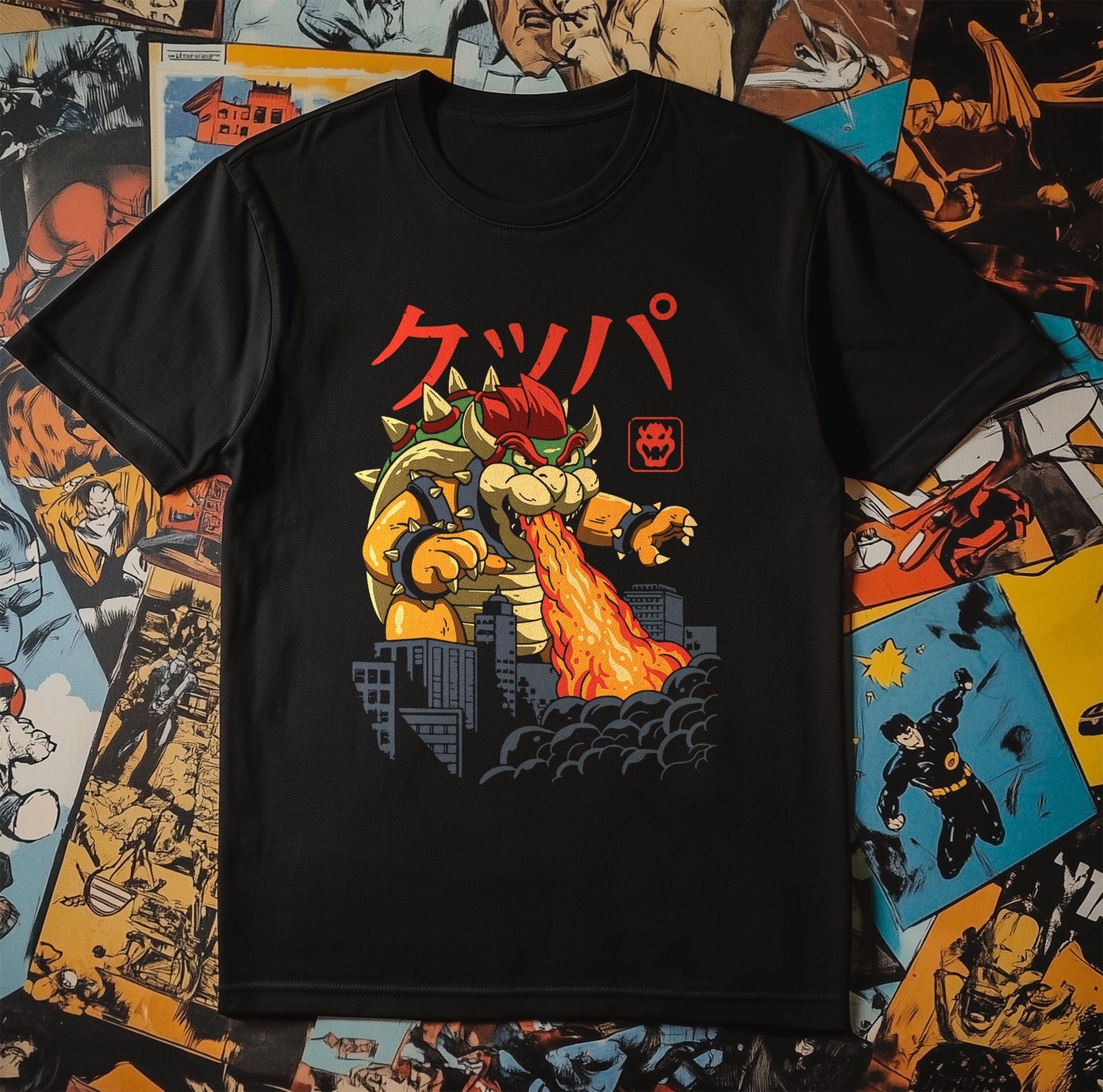 King Koopa Bowser Kaiju T-Shirt