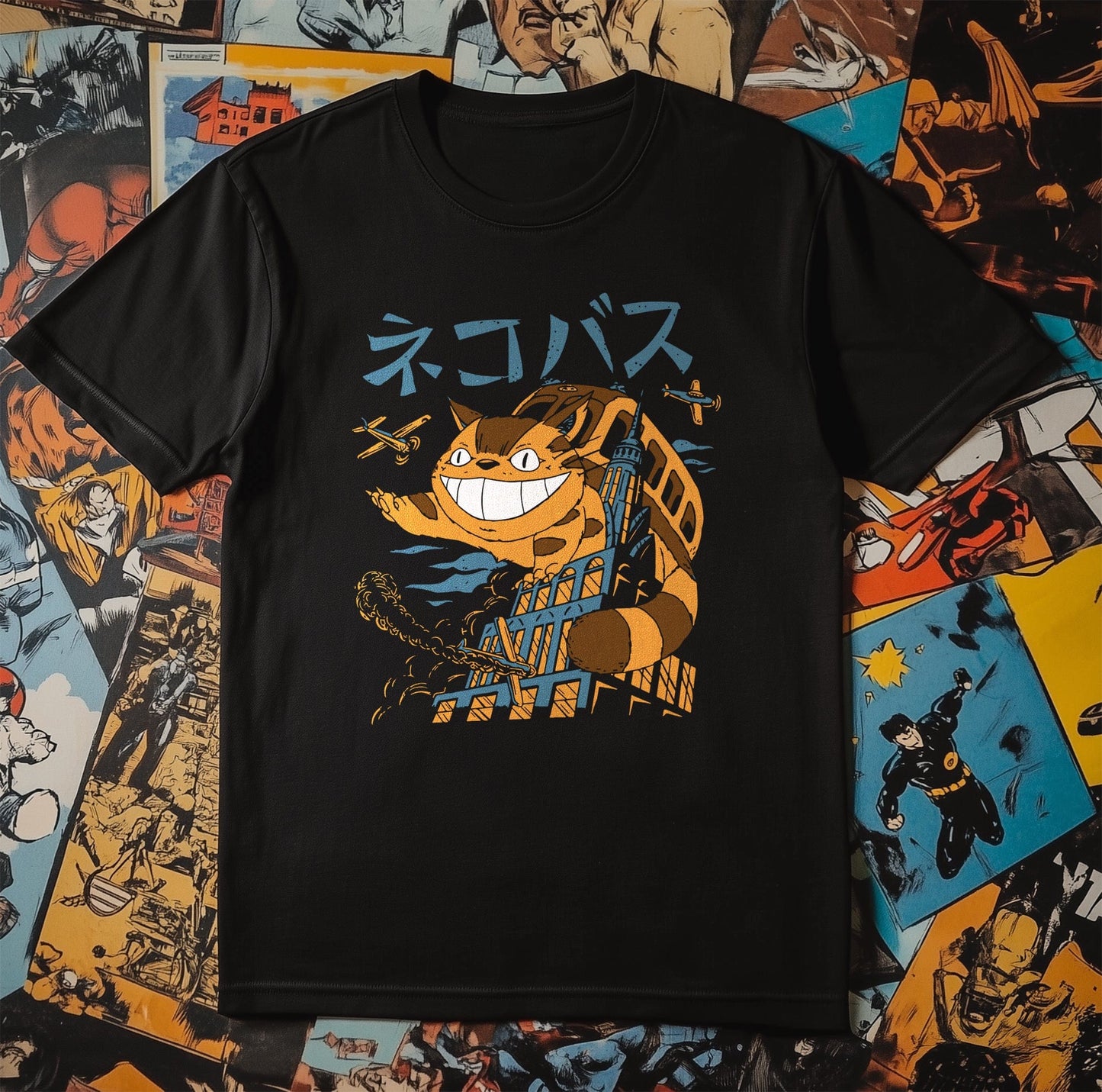 Cat Bus King Kong T-Shirt