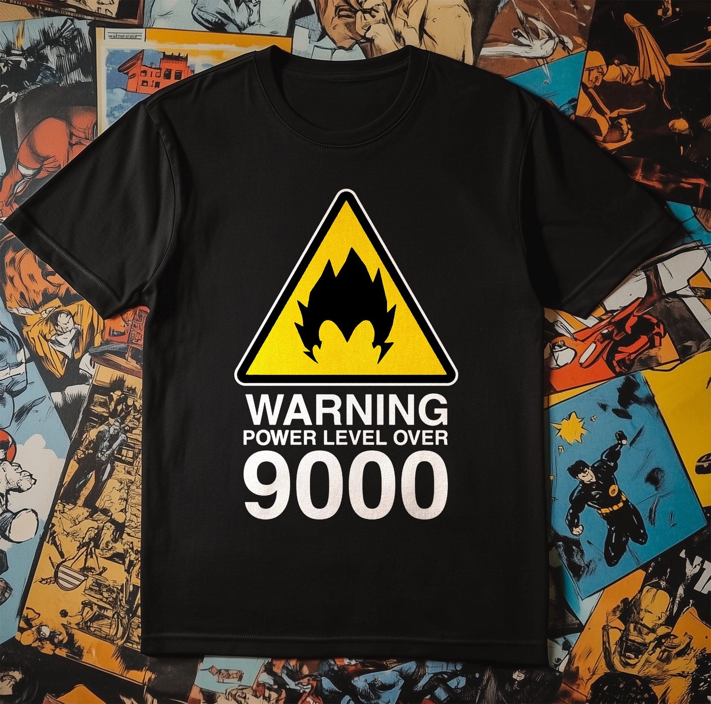 9000 Saiyan Warning T-Shirt