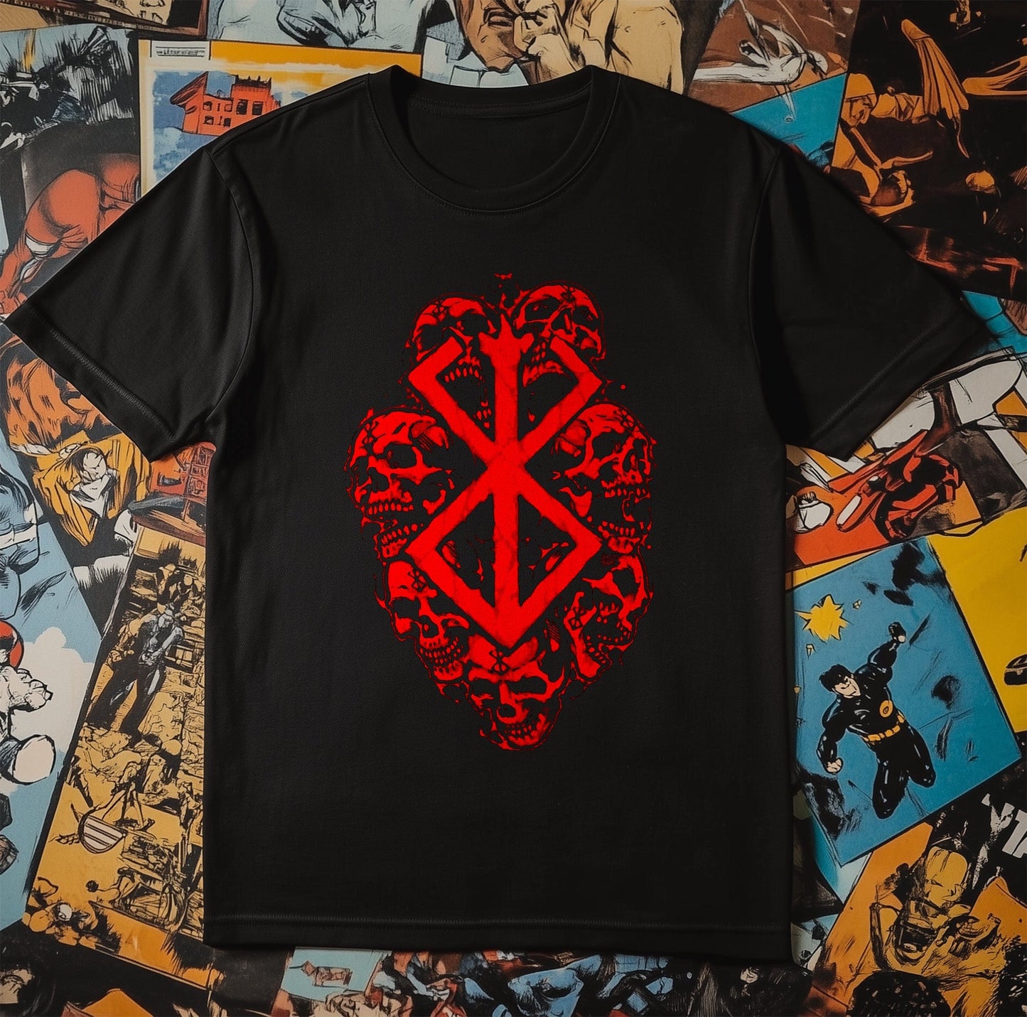 Berserk des 18 T-Shirt Skulls