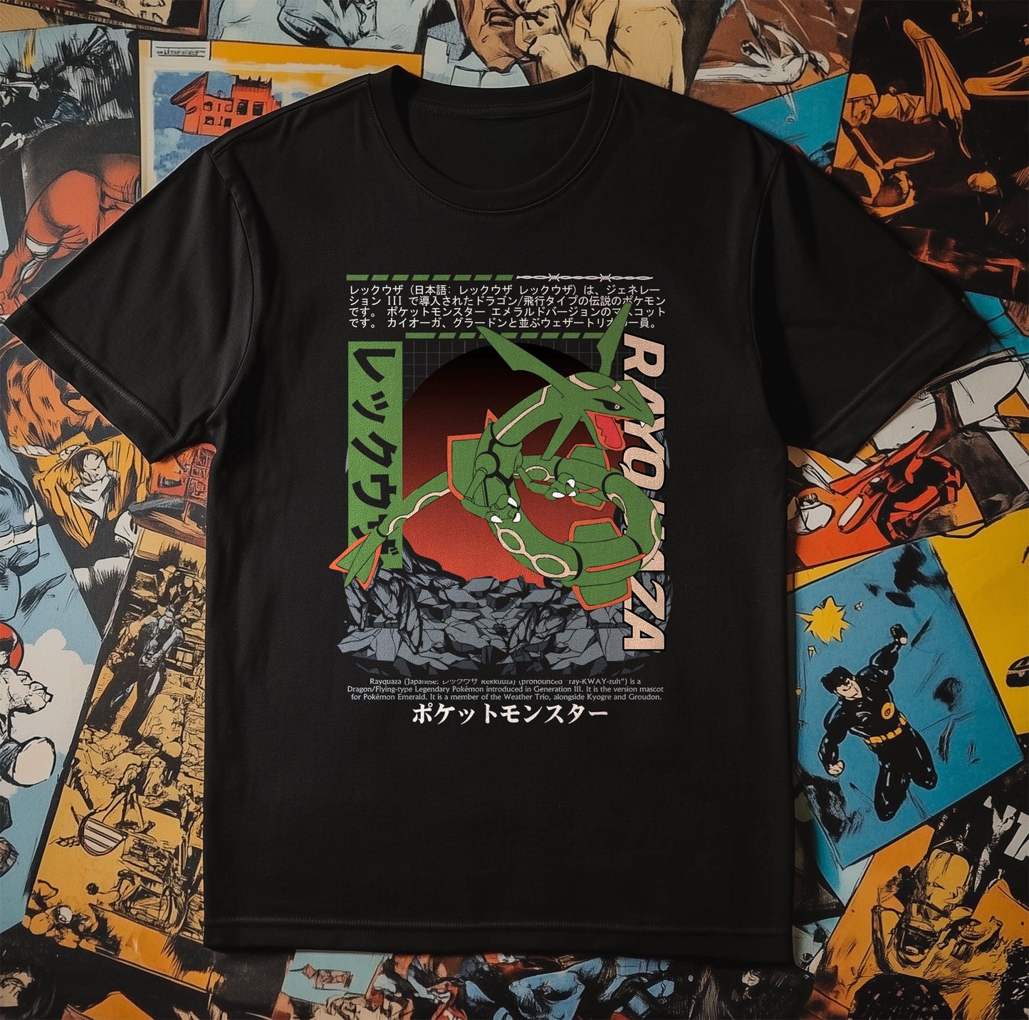 P4 Pok√©mon Rayquaza6 T-Shirt
