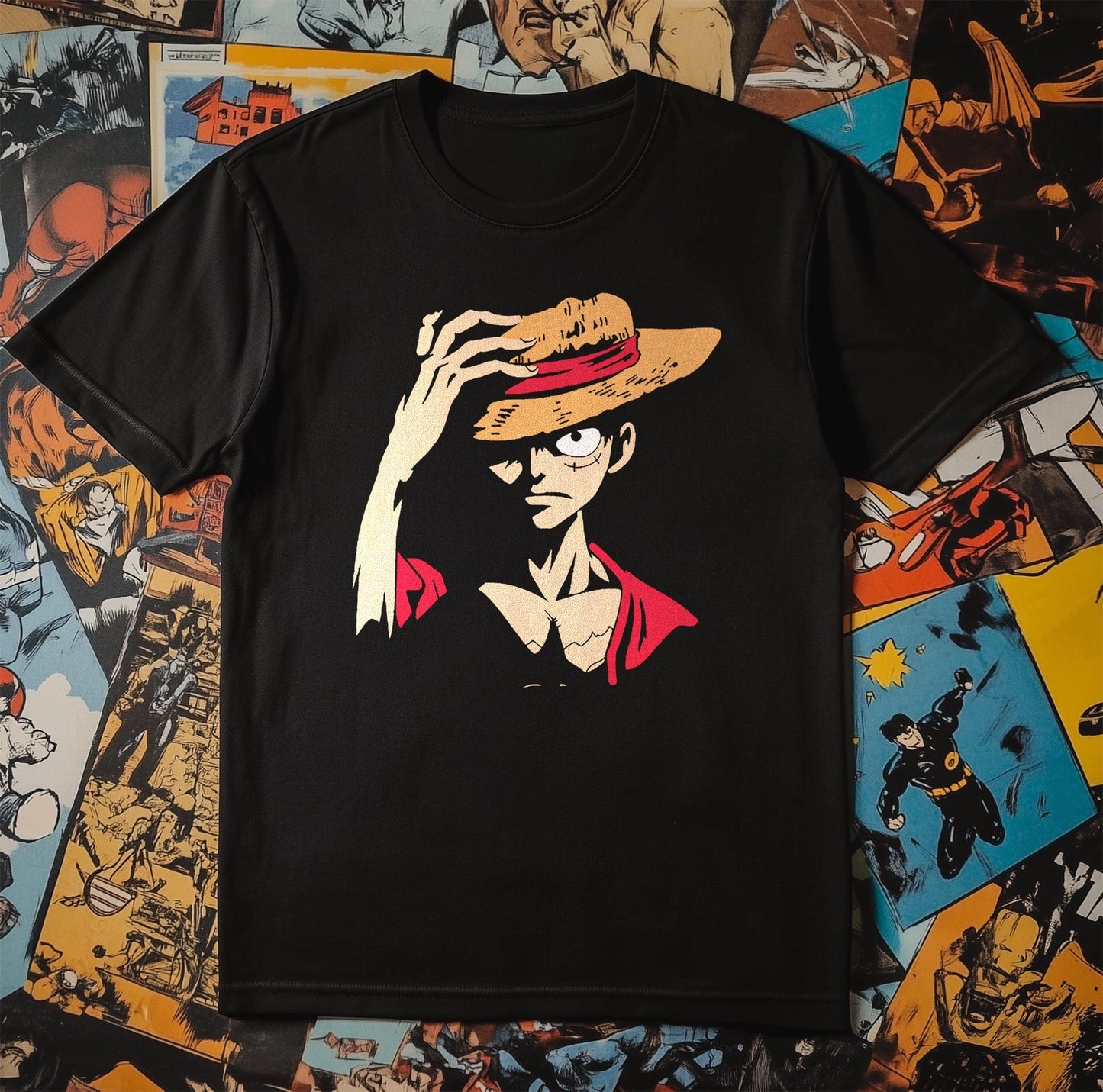 Straw Hat Head t-shirt