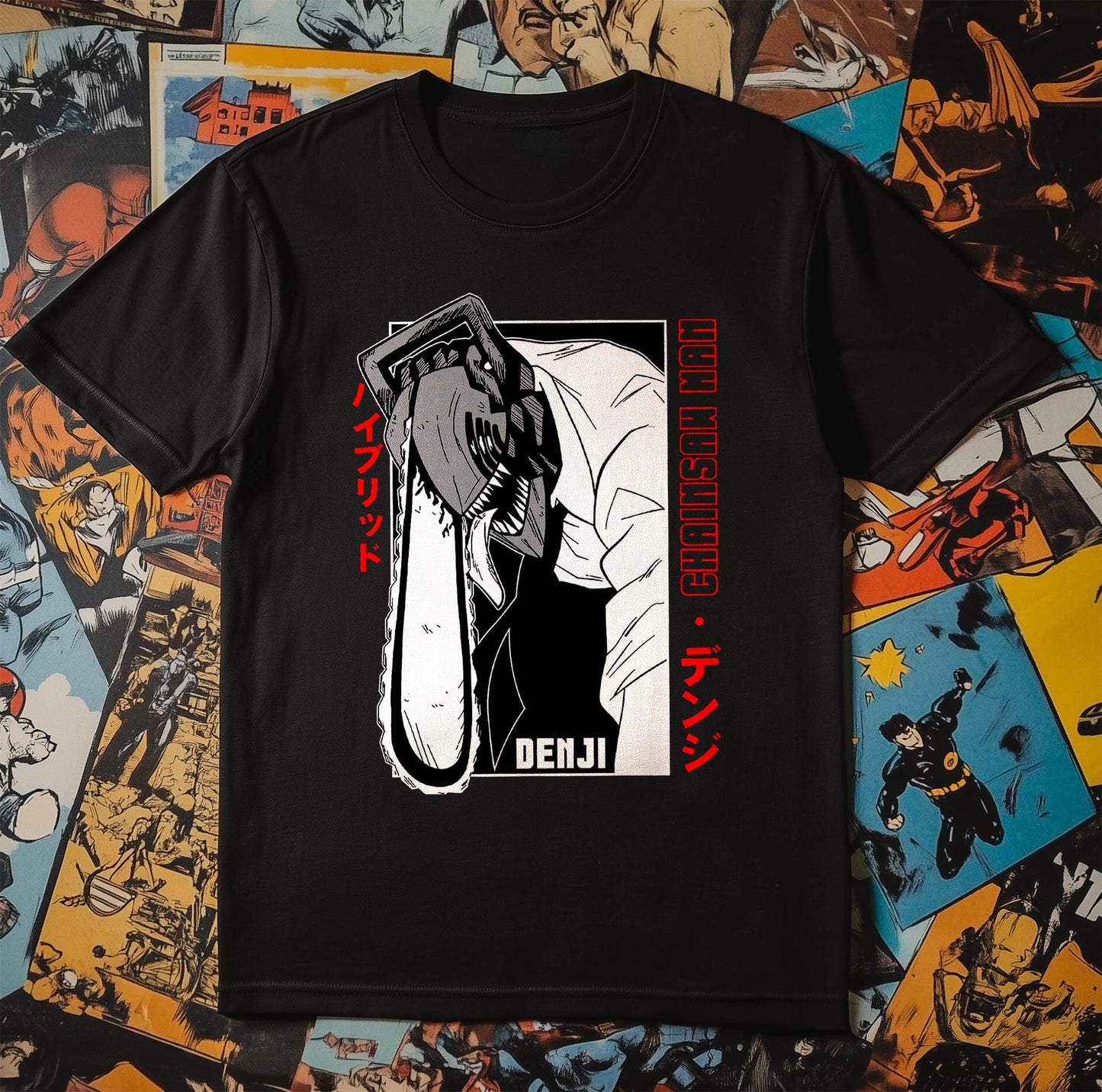 Chainsaw Man's CSM 2 T-shirt ‚Äì Slice