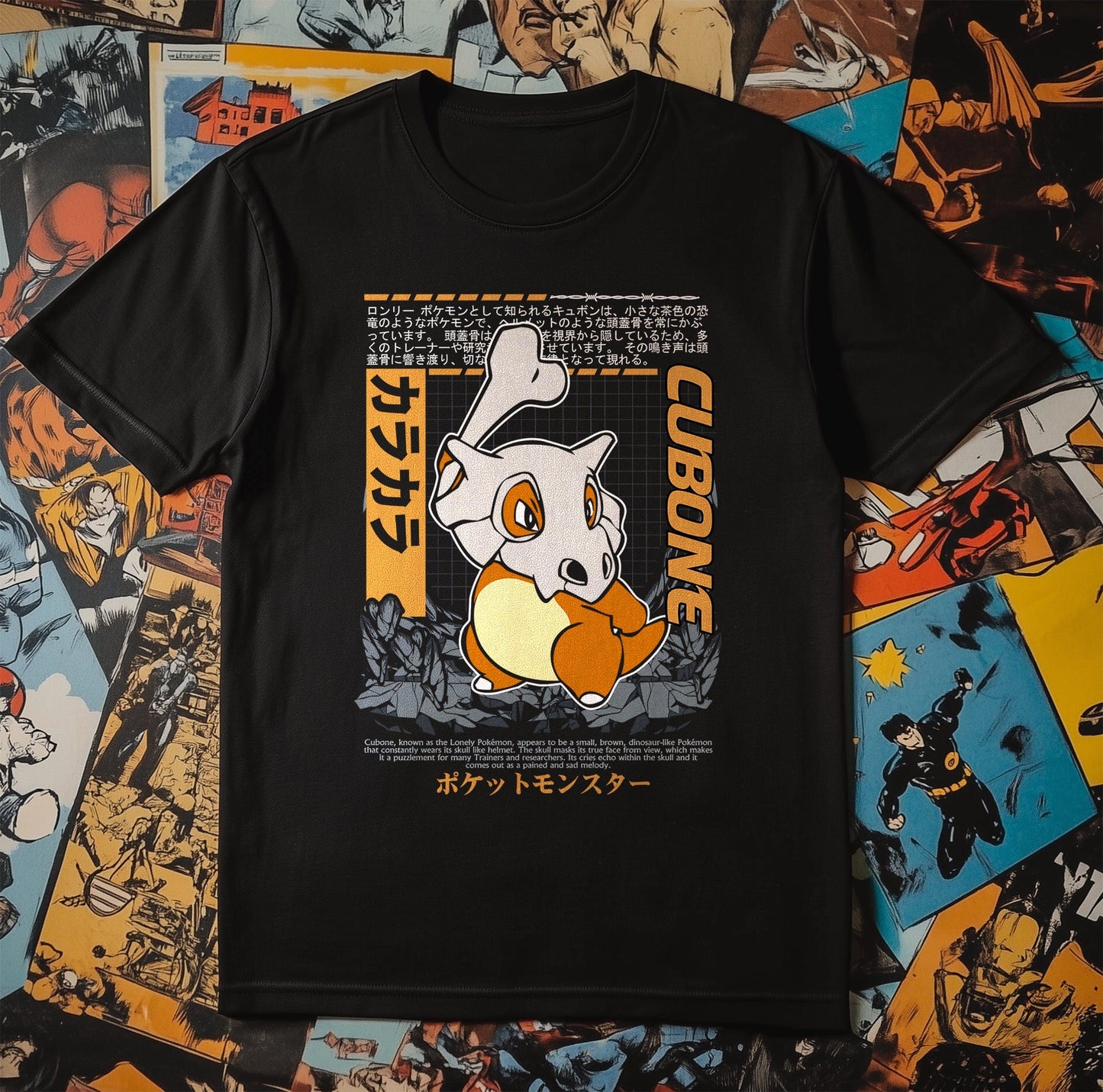 Cubone's Misadventures t-shirt