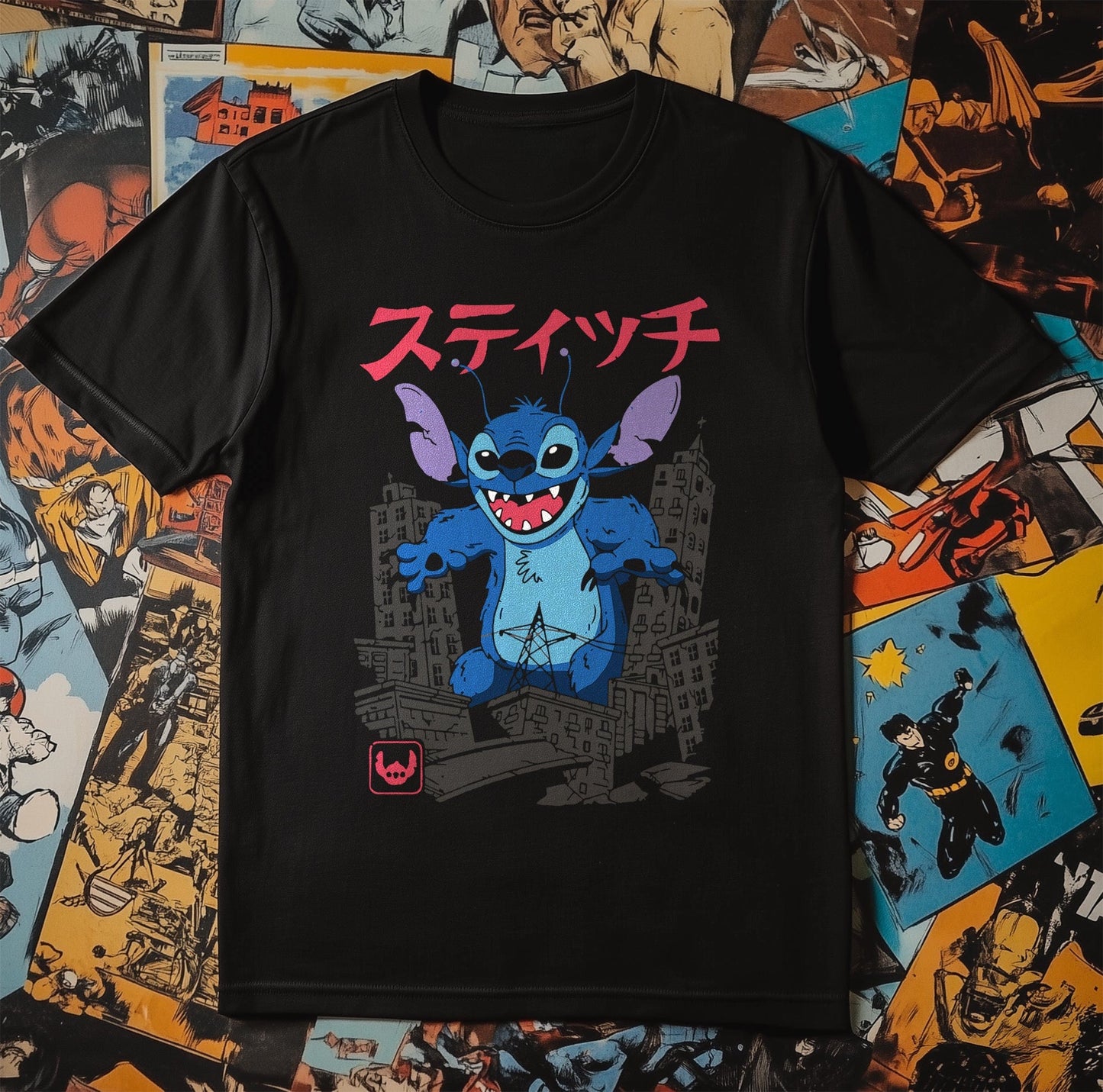 Stitch Kaiju Monster T-shirt