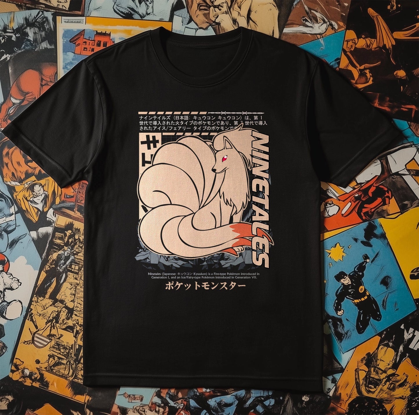 P4 Pok√©mon Ninetales T-shirt