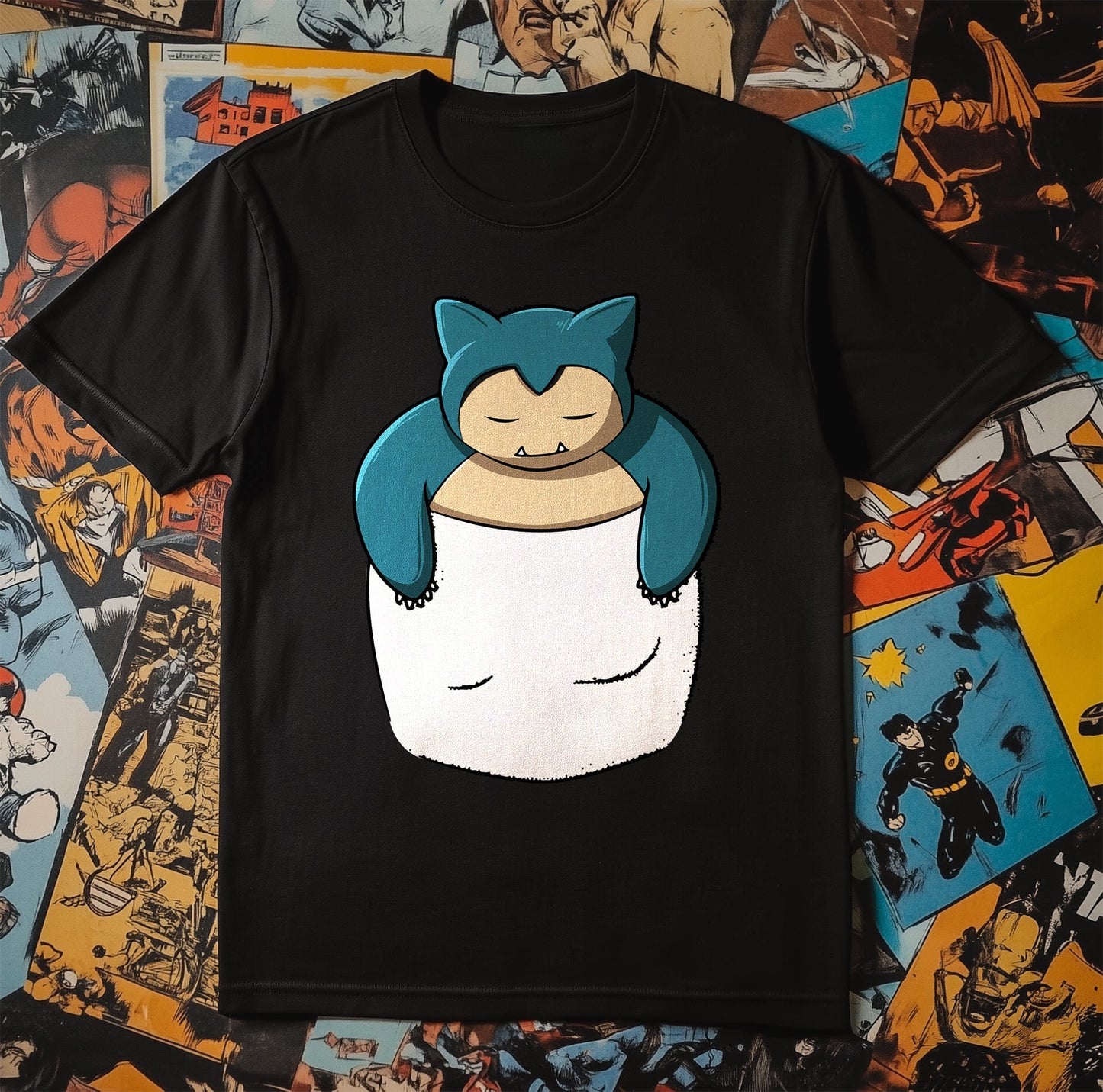 Snorlax Pocket T-Shirt