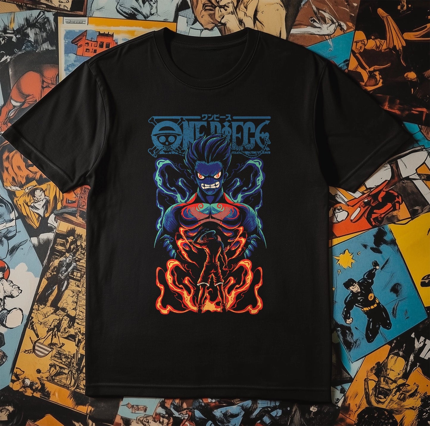 Luffy Fire t-shirt