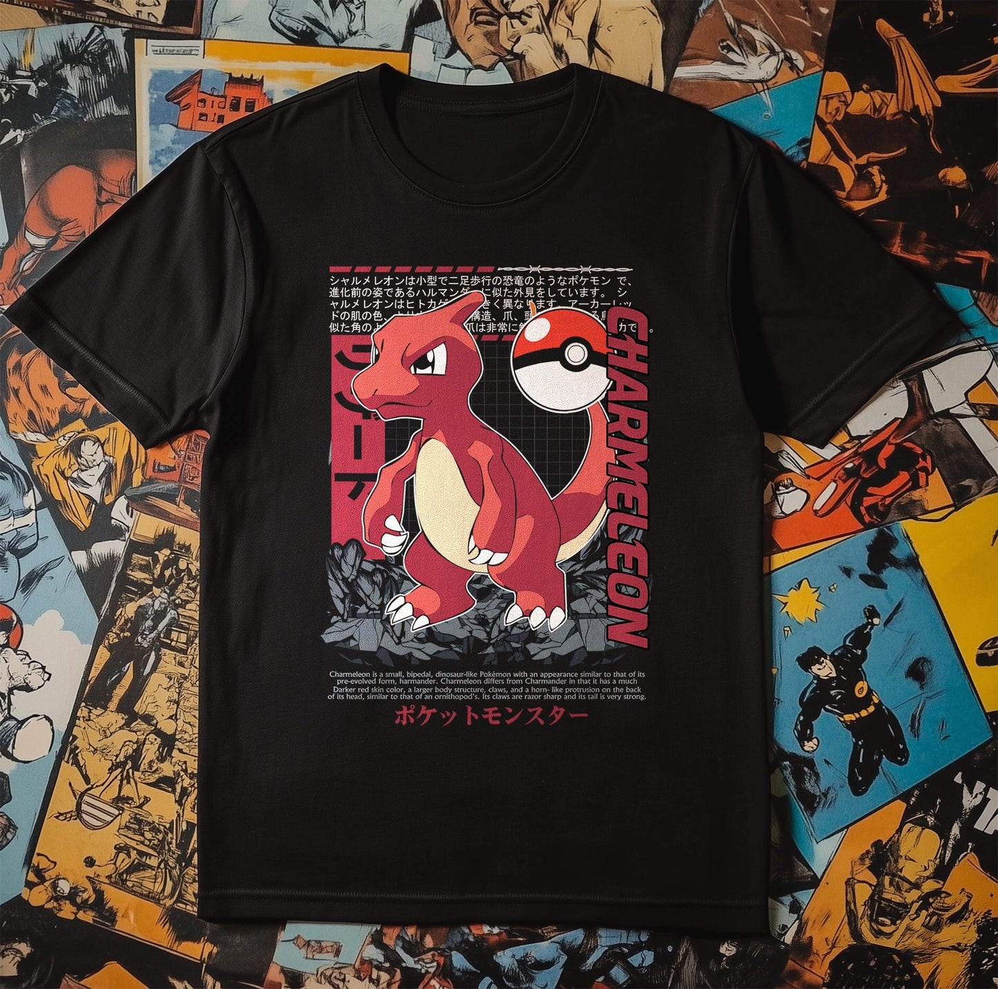 Charmeleon on Fire t-shirt ‚Äì Catch