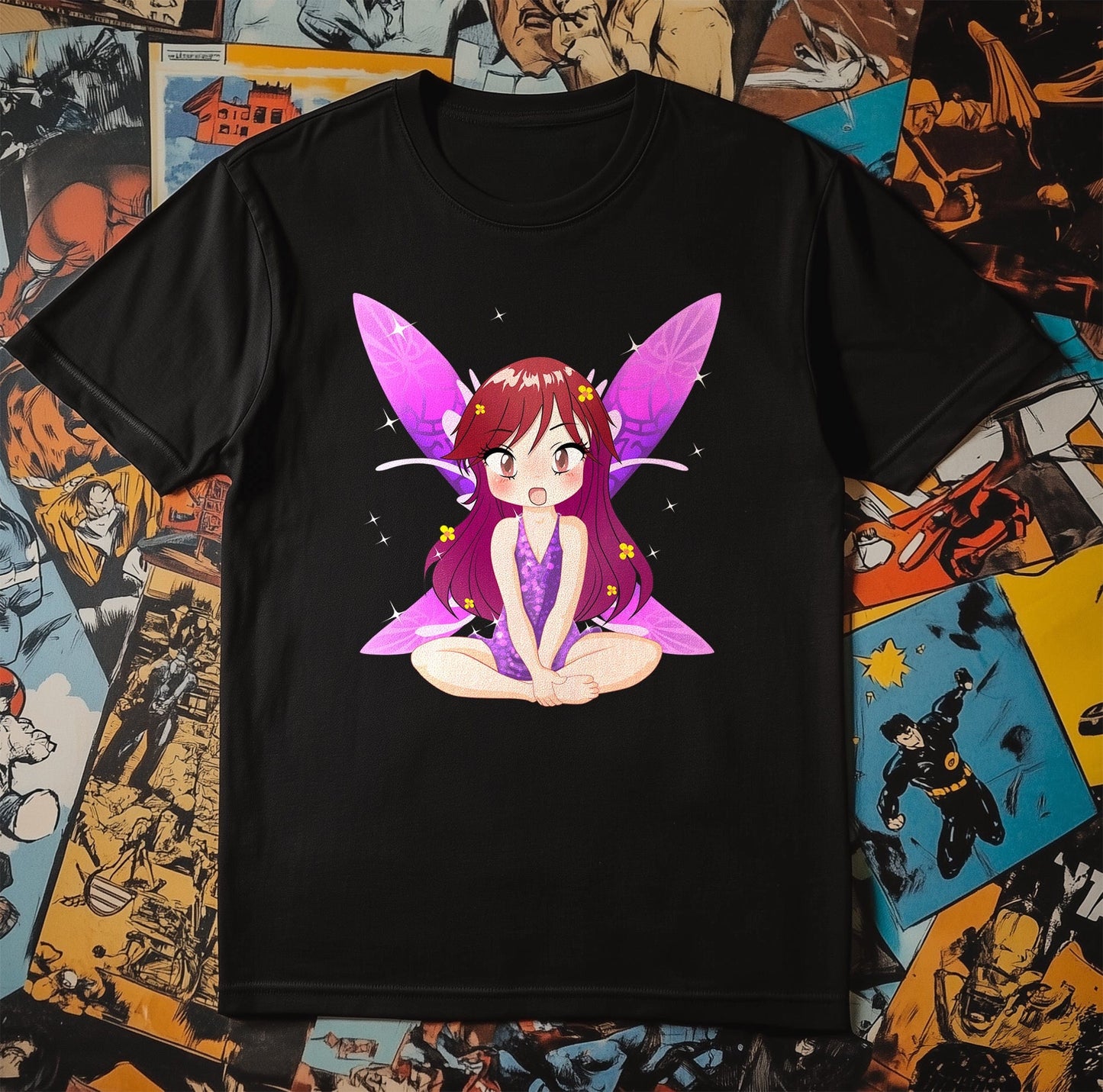 Magical Fairy Girl Long Sleeve T-Shirt