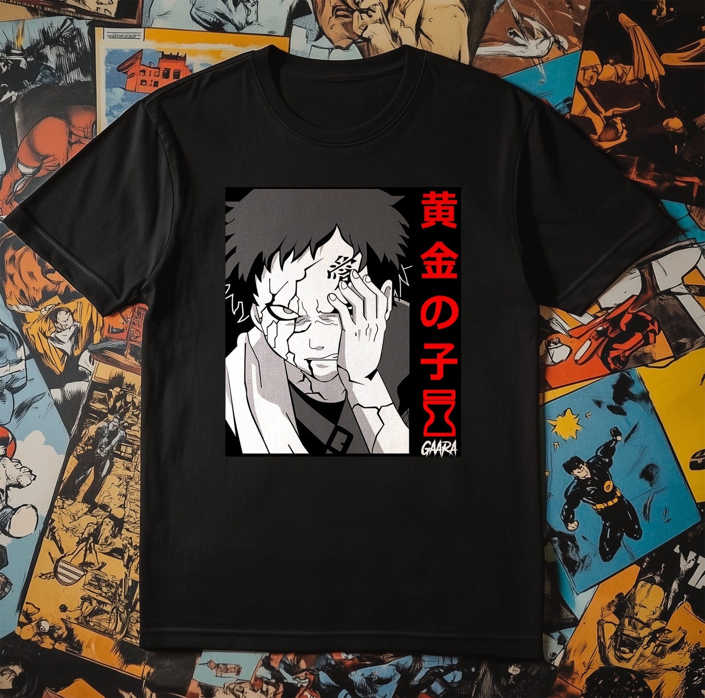 Gaara Naruto Face t-shirt