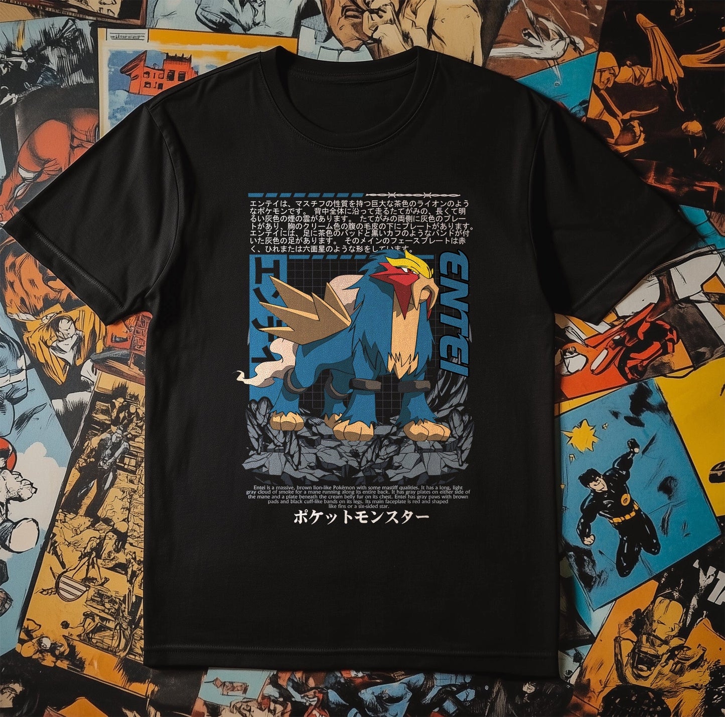 P4 Pok√©mon Entei t-shirt