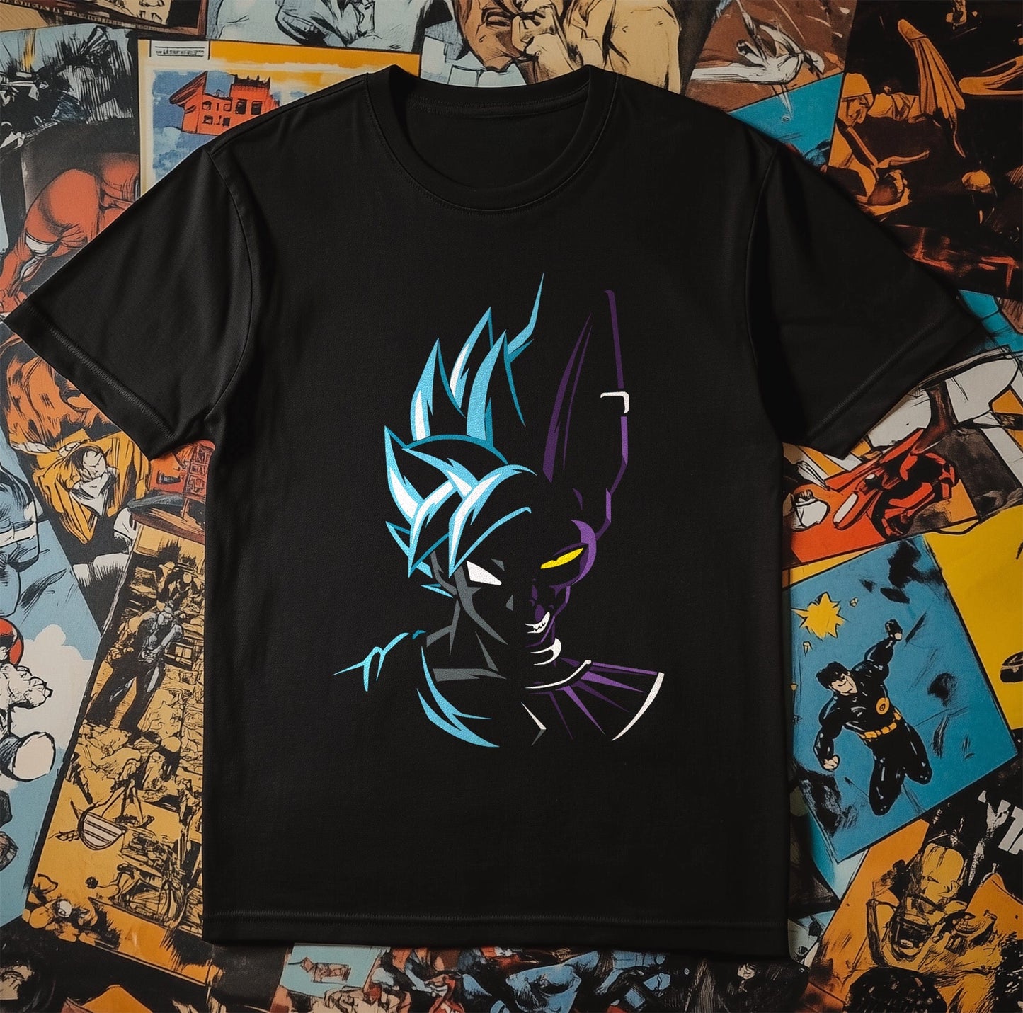 Goku x Beerus Battle T-Shirt - Epic