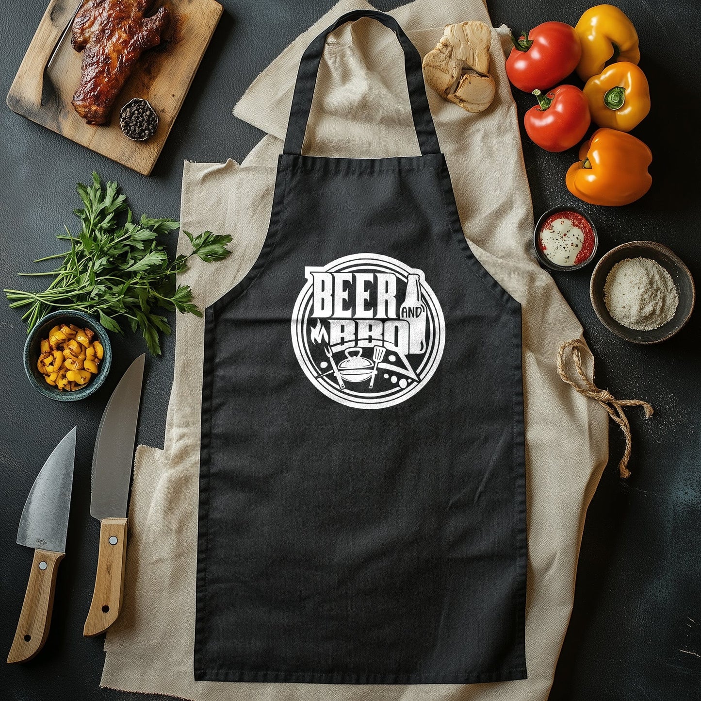 Beer and BBQ 2 T-Shirt - Grillin' and Chillin' Humor! Unisex, 100% Cotton, Perfect for BBQ Kings and Queens! Let‚Äôs get saucy!