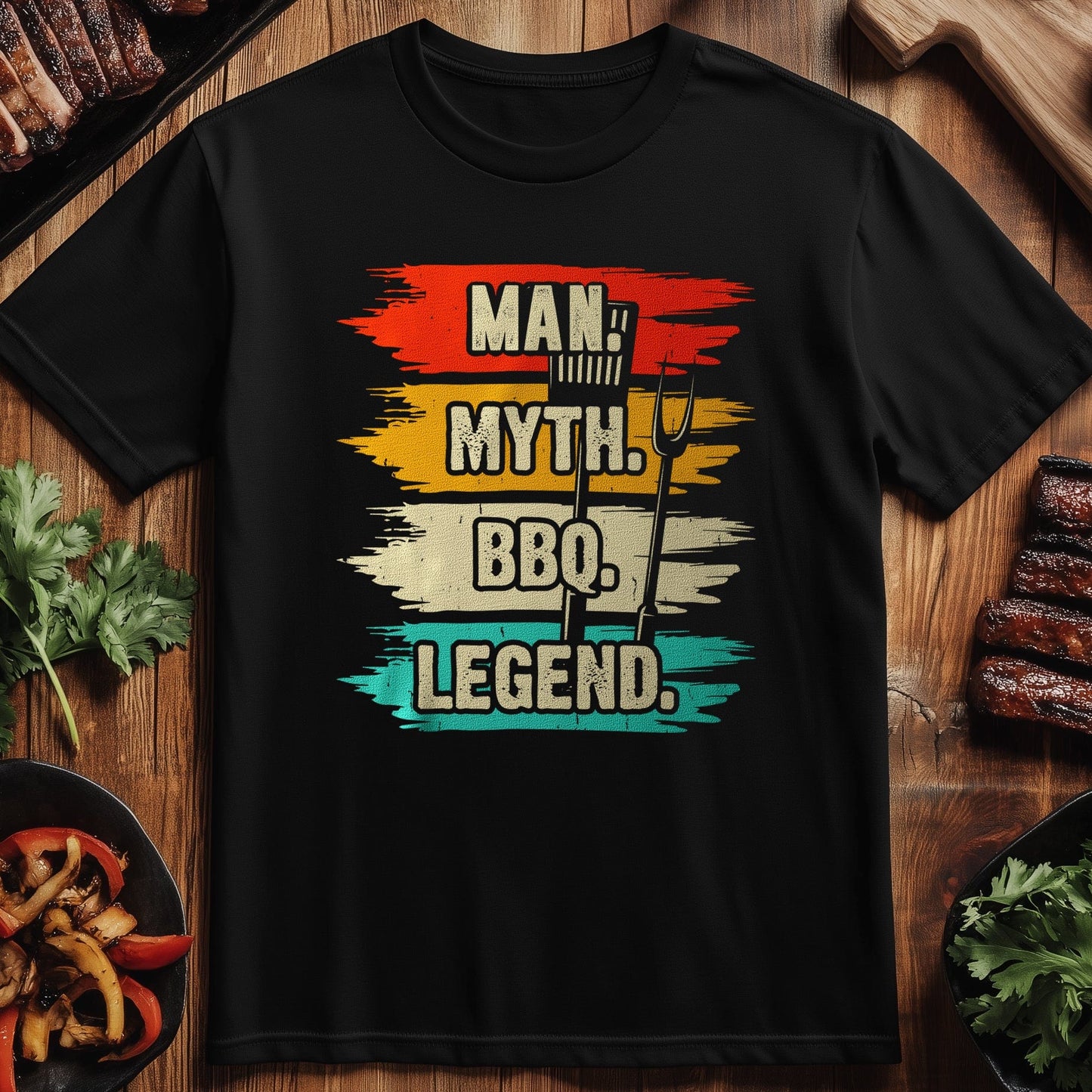 Man-Myth-BBQ-Lege T-Shirt
