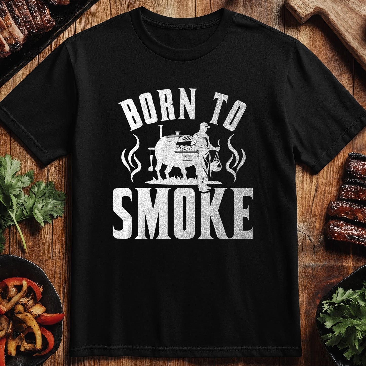 Born to Smoke BBQ T-Shirt