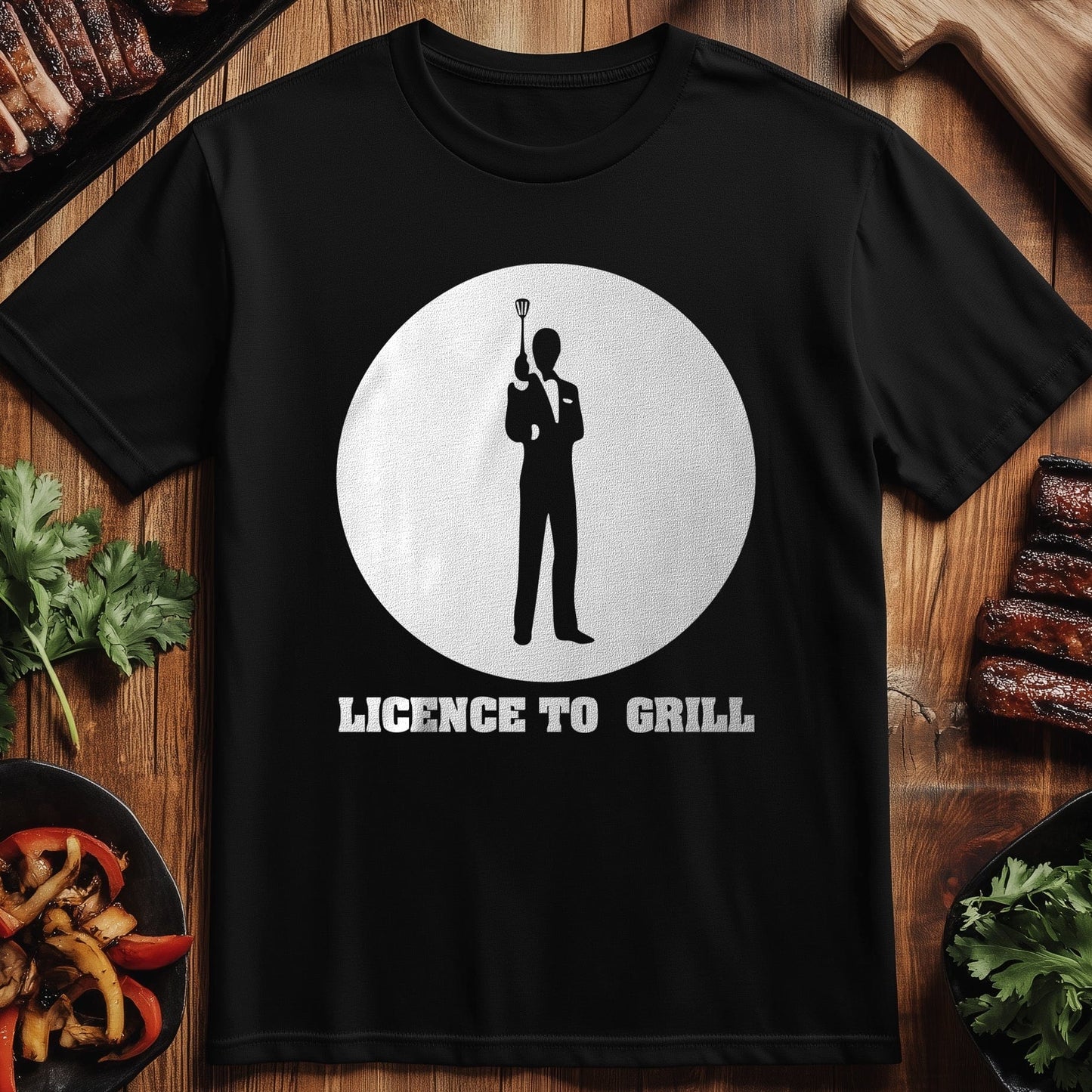 License to Grill T-Shirt Style001