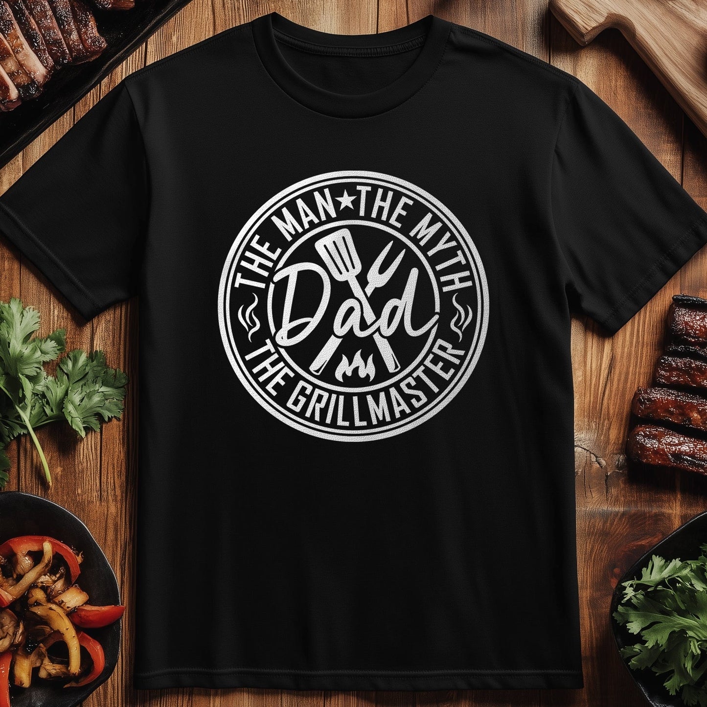Man Myth Grill T-Shirt