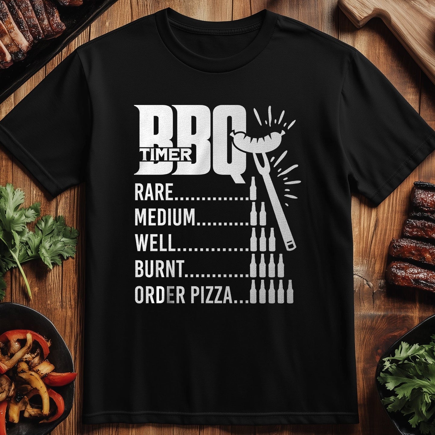 BBQ Timer Sausage T-Shirt