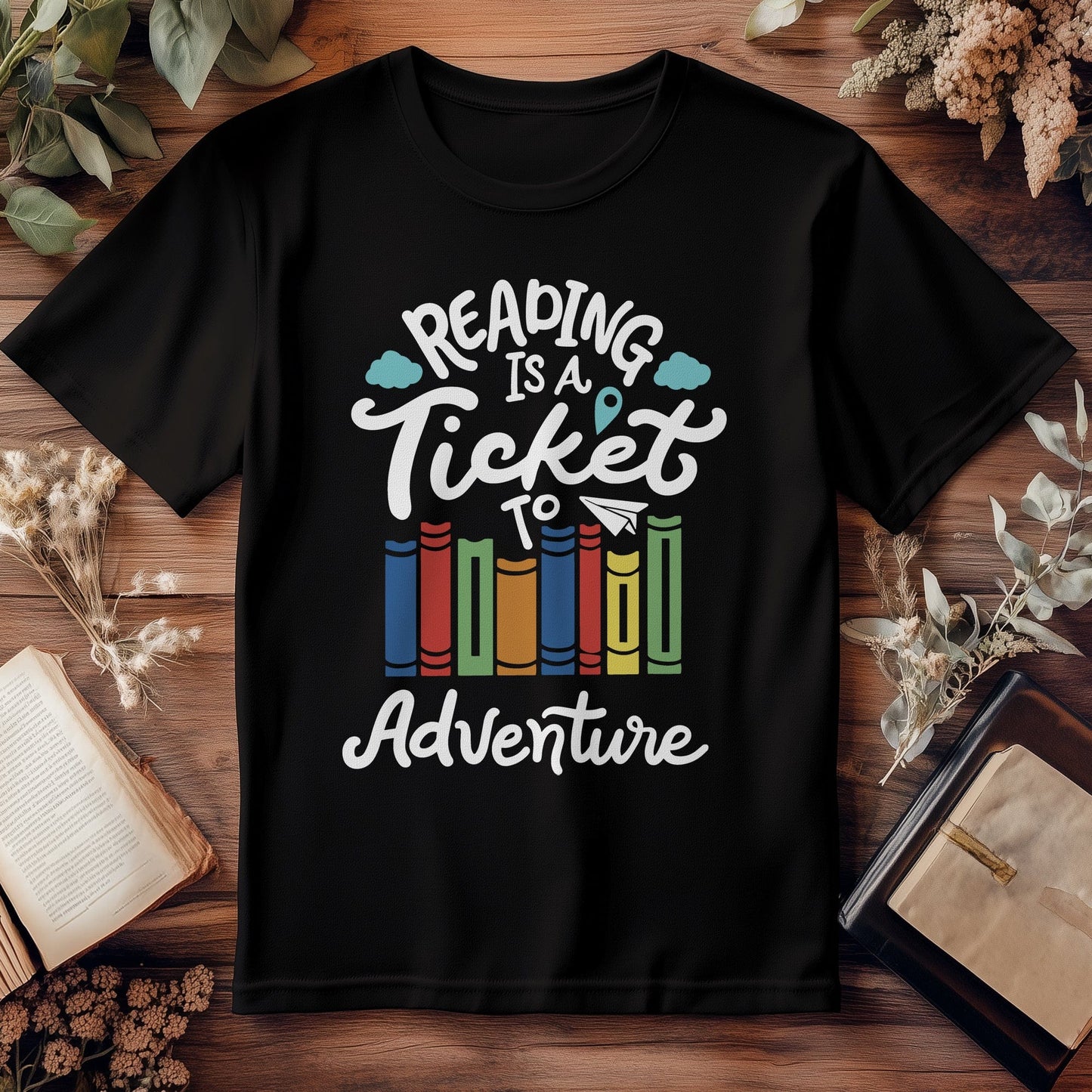 Reading Ticket Adventure  Kids Tee