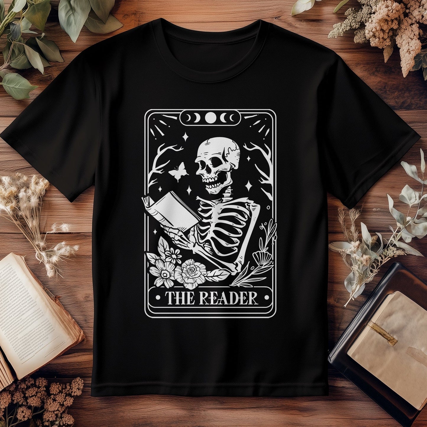 Tarot Reader Skeleton T-Shirt