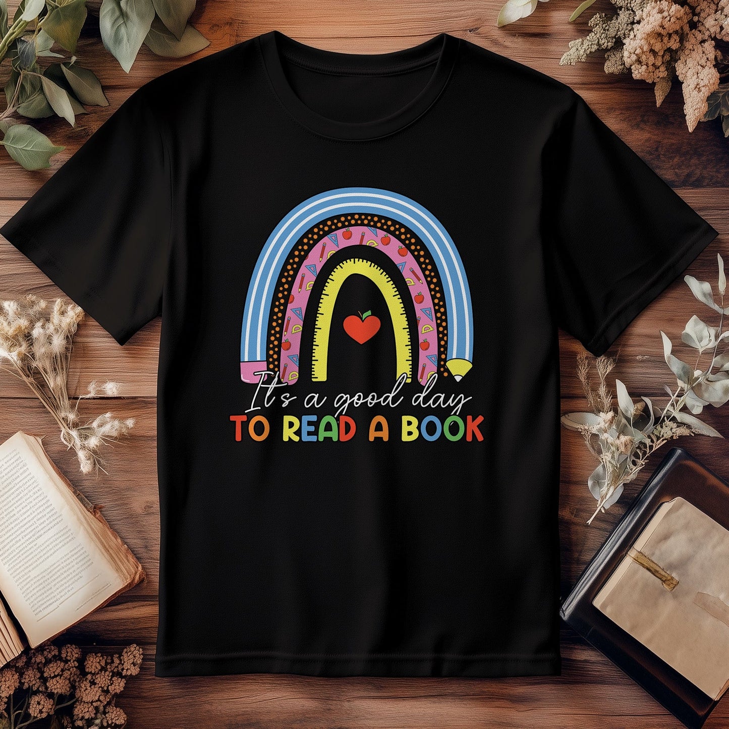 Rainbow Reading T-Shirt