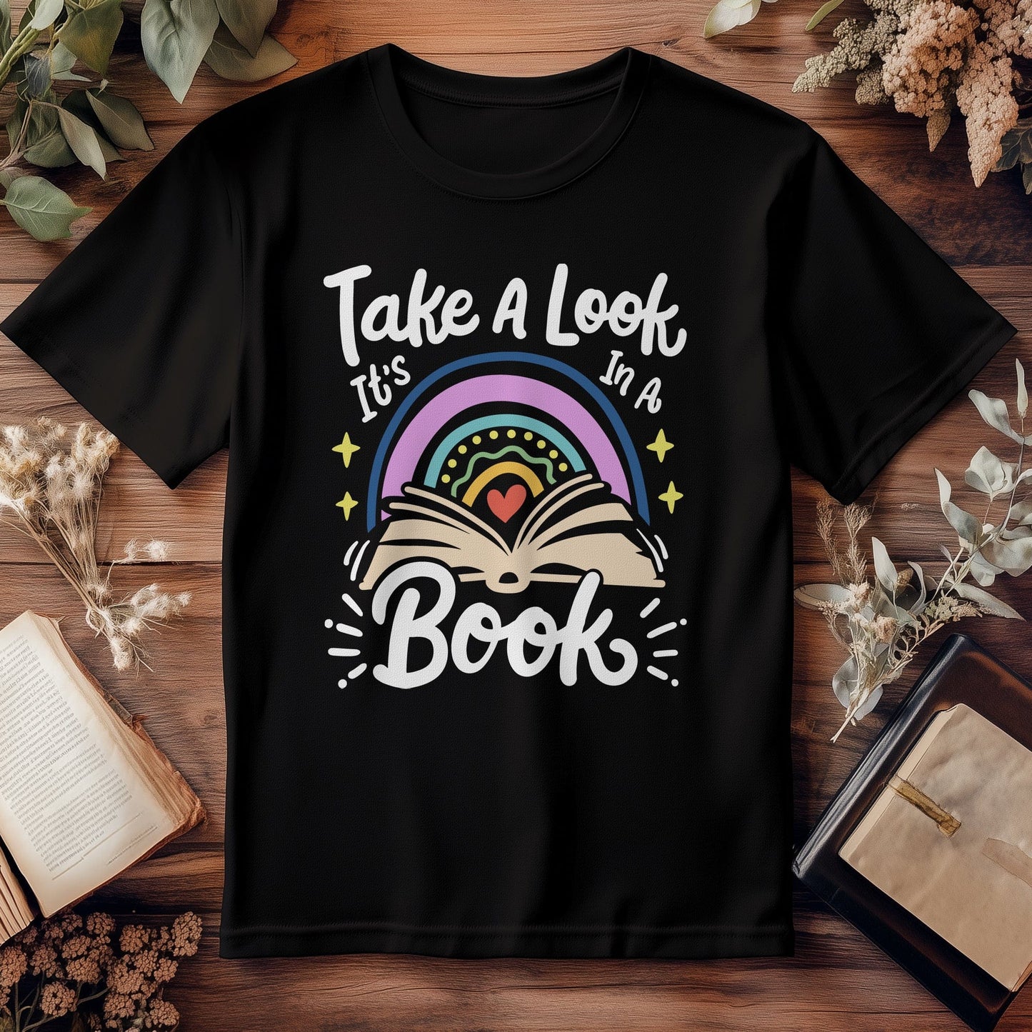 Take a Look in a Book  Kids Tee
